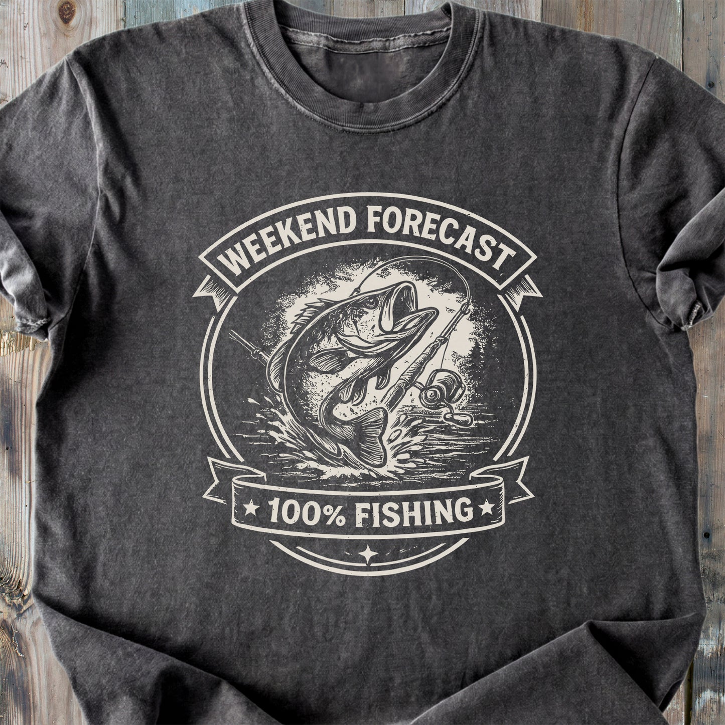 Weekend Forecast Fishing - Premium Heavyweight Tee