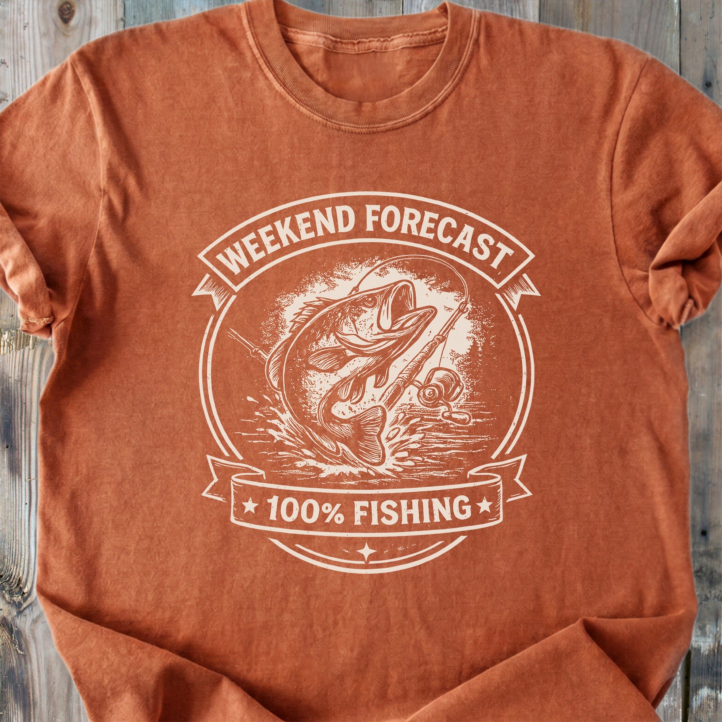 Weekend Forecast Fishing - Premium Heavyweight Tee