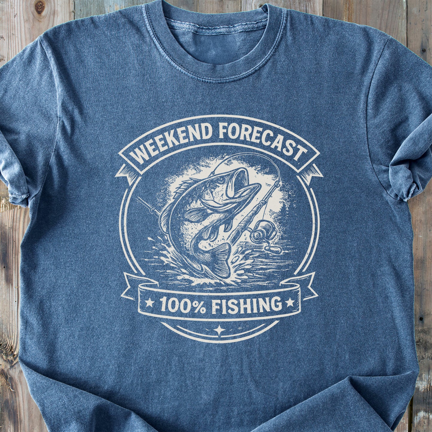 Weekend Forecast Fishing - Premium Heavyweight Tee