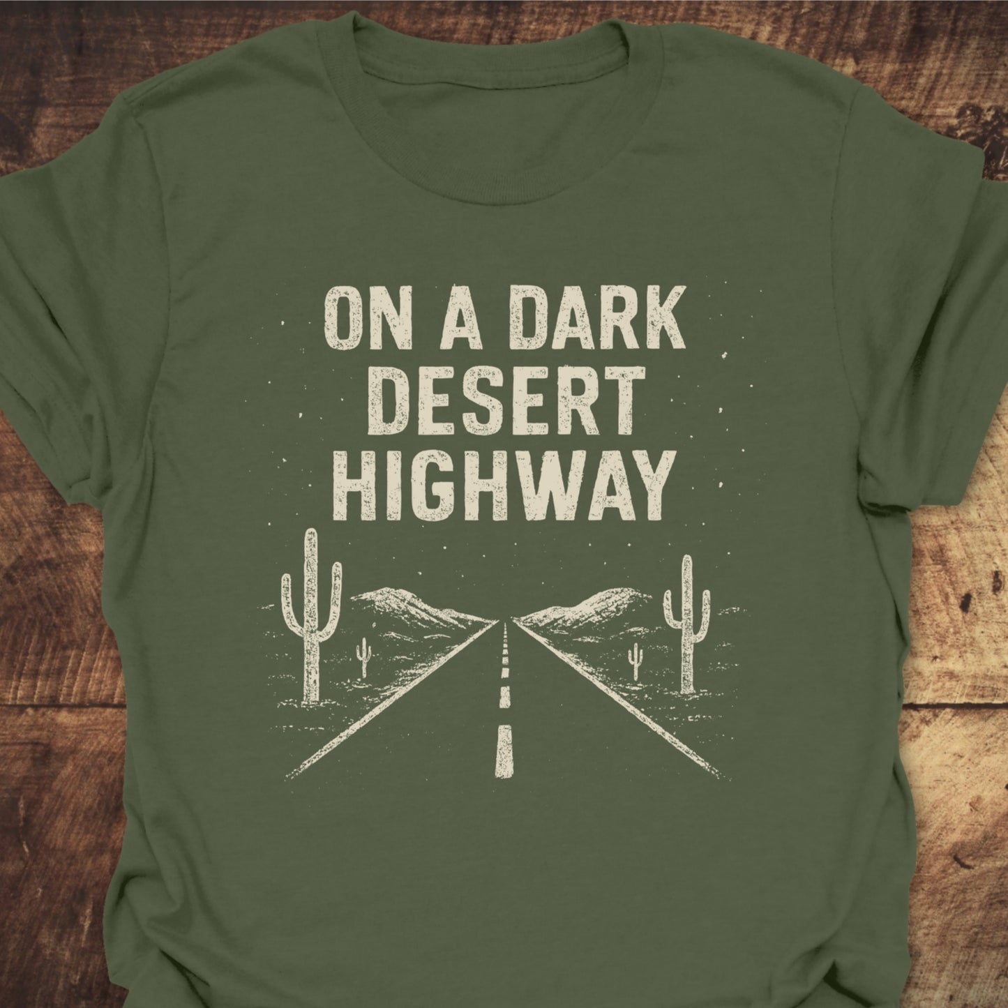 On A Dark Desert Highway Classic T-Shirt
