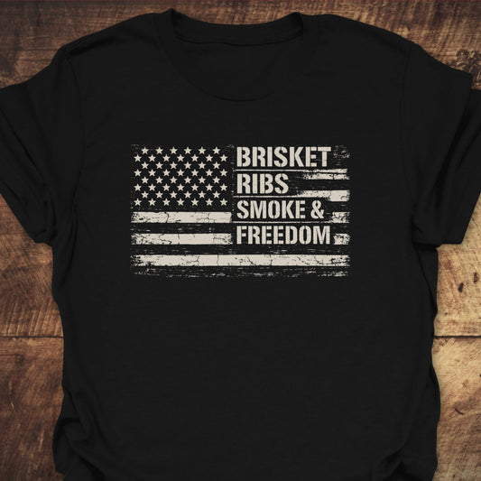 Brisket, Ribs, Smoke And Freedom Classic T-Shirt
