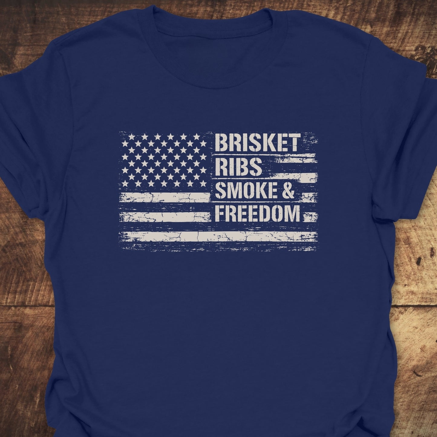 Brisket, Ribs, Smoke And Freedom Classic T-Shirt