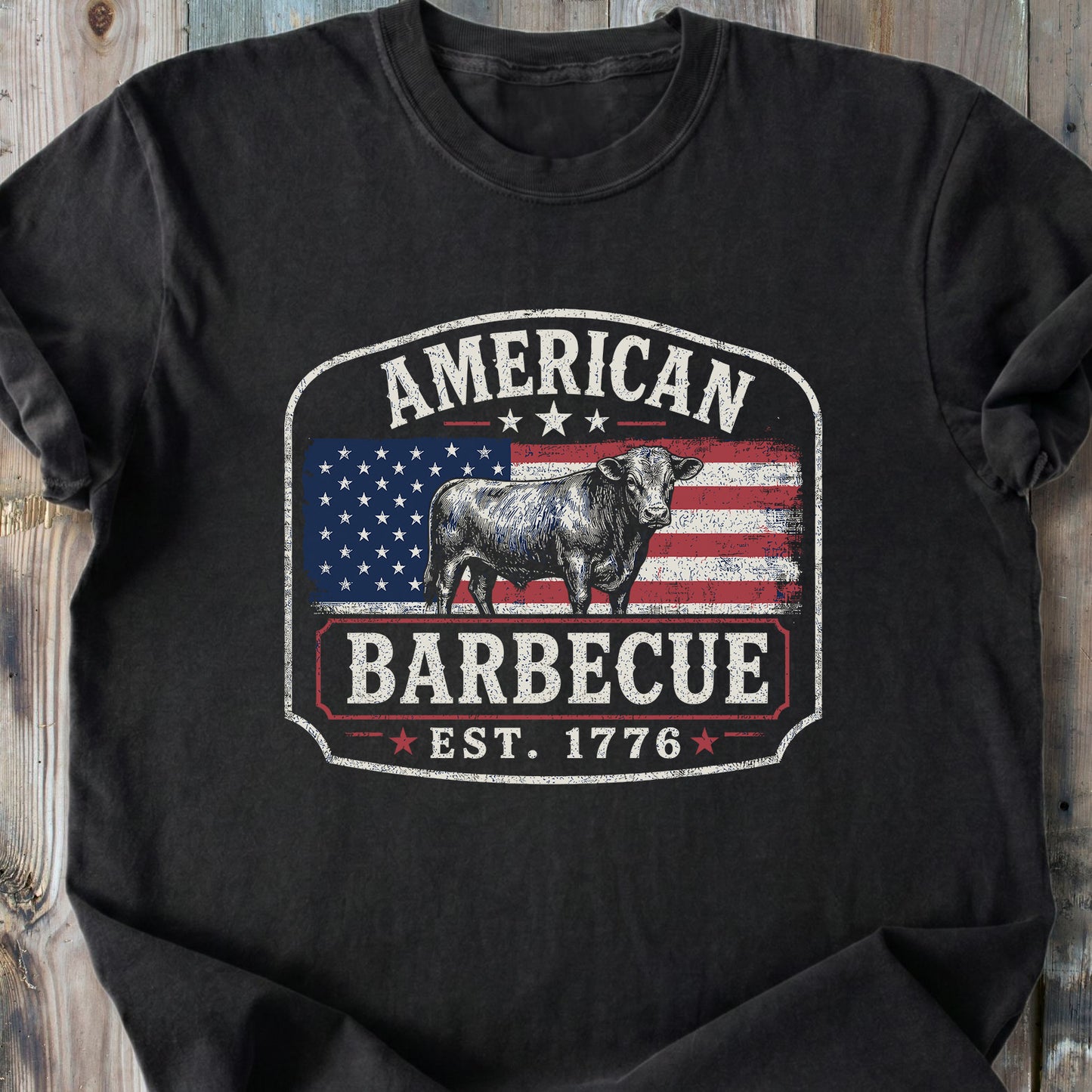 American Barbecue - Premium Heavyweight Tee