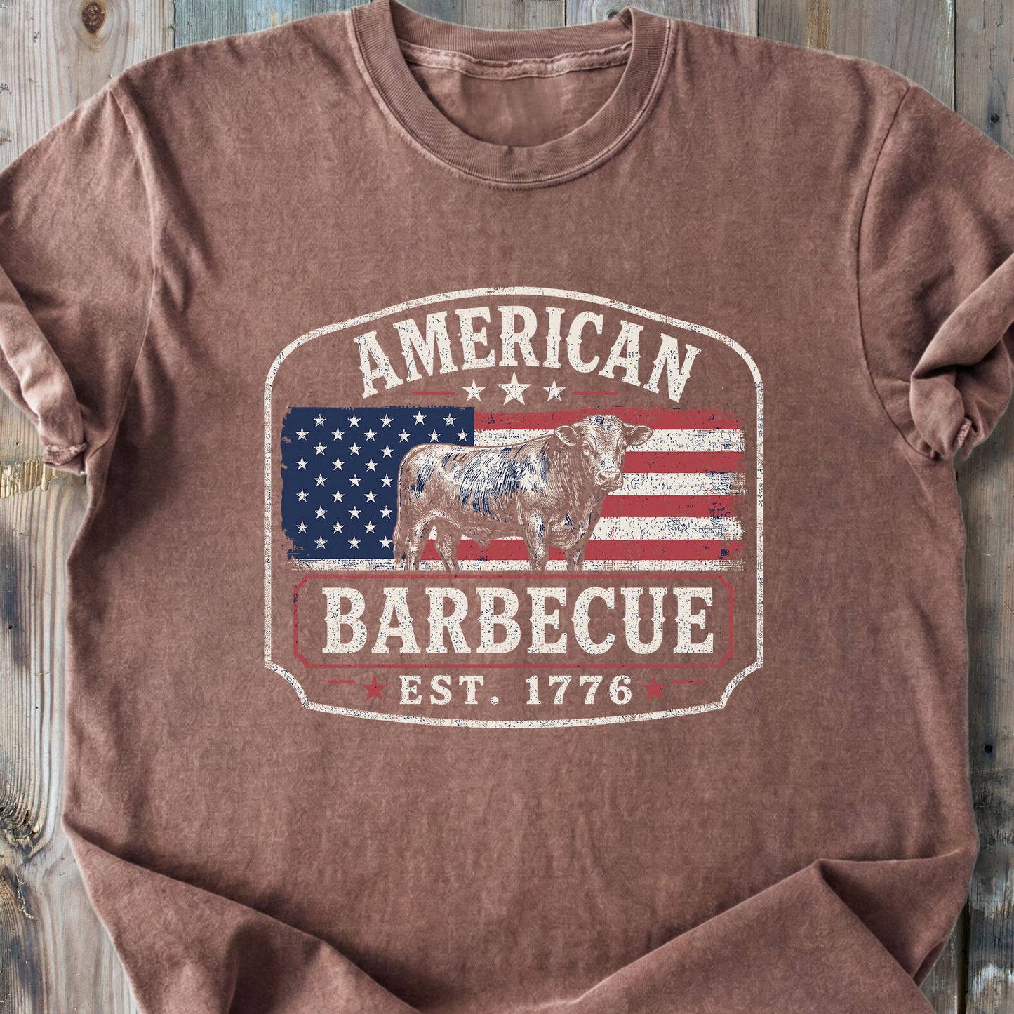 American Barbecue - Premium Heavyweight Tee