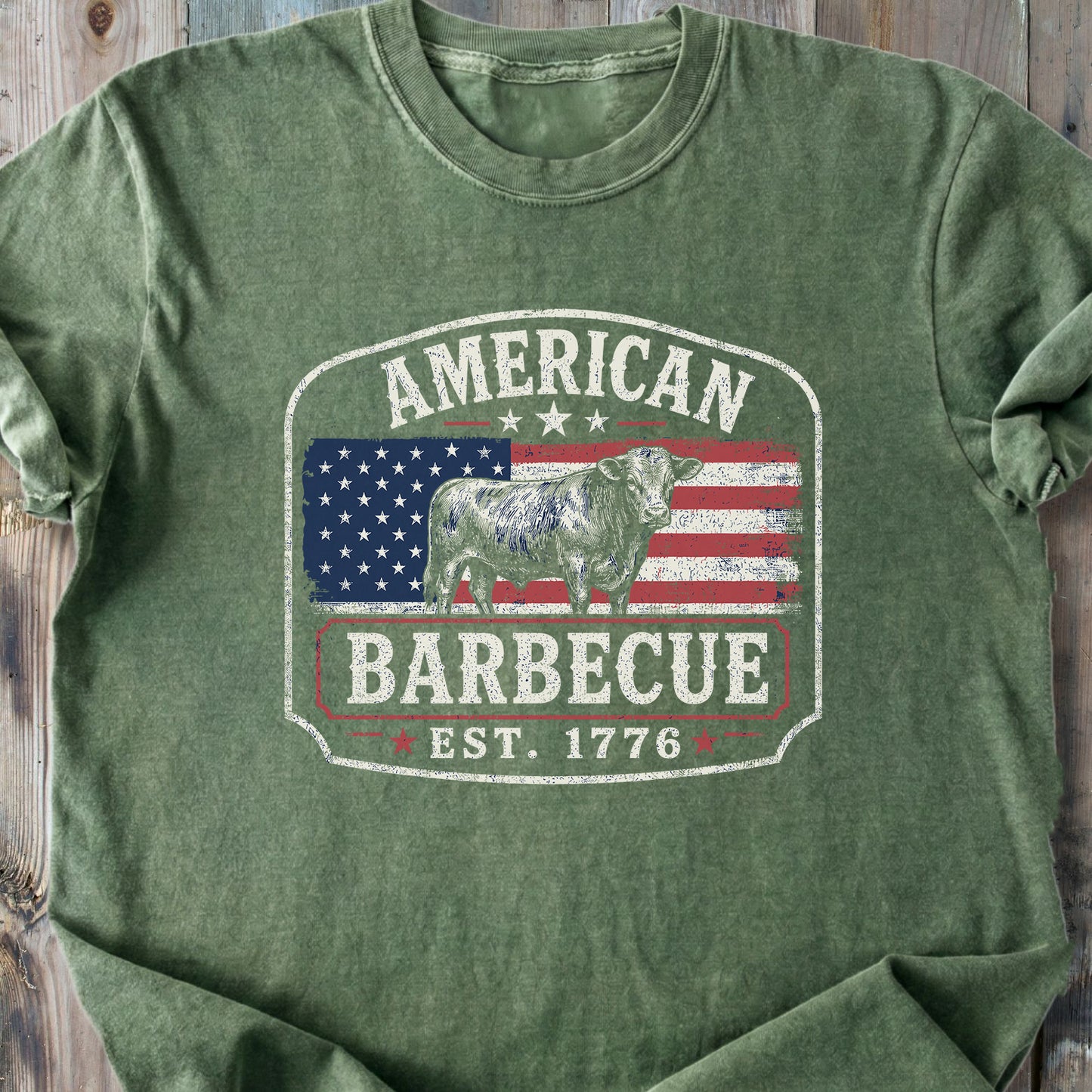 American Barbecue - Premium Heavyweight Tee