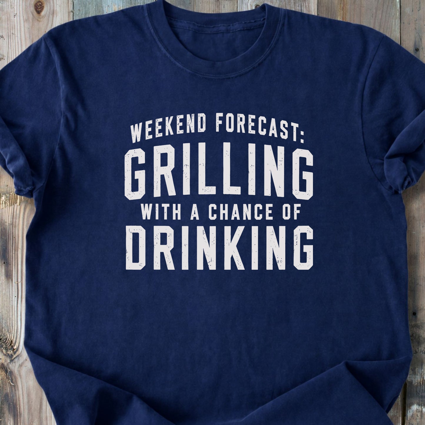 Grilling With A Chance Of Drinking - Premium Heavyweight Tee