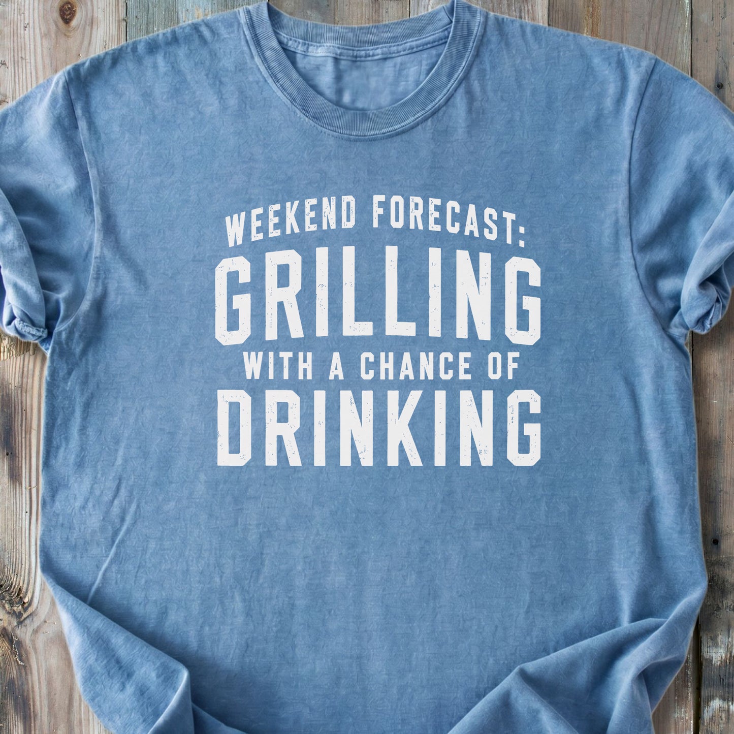 Grilling With A Chance Of Drinking - Premium Heavyweight Tee