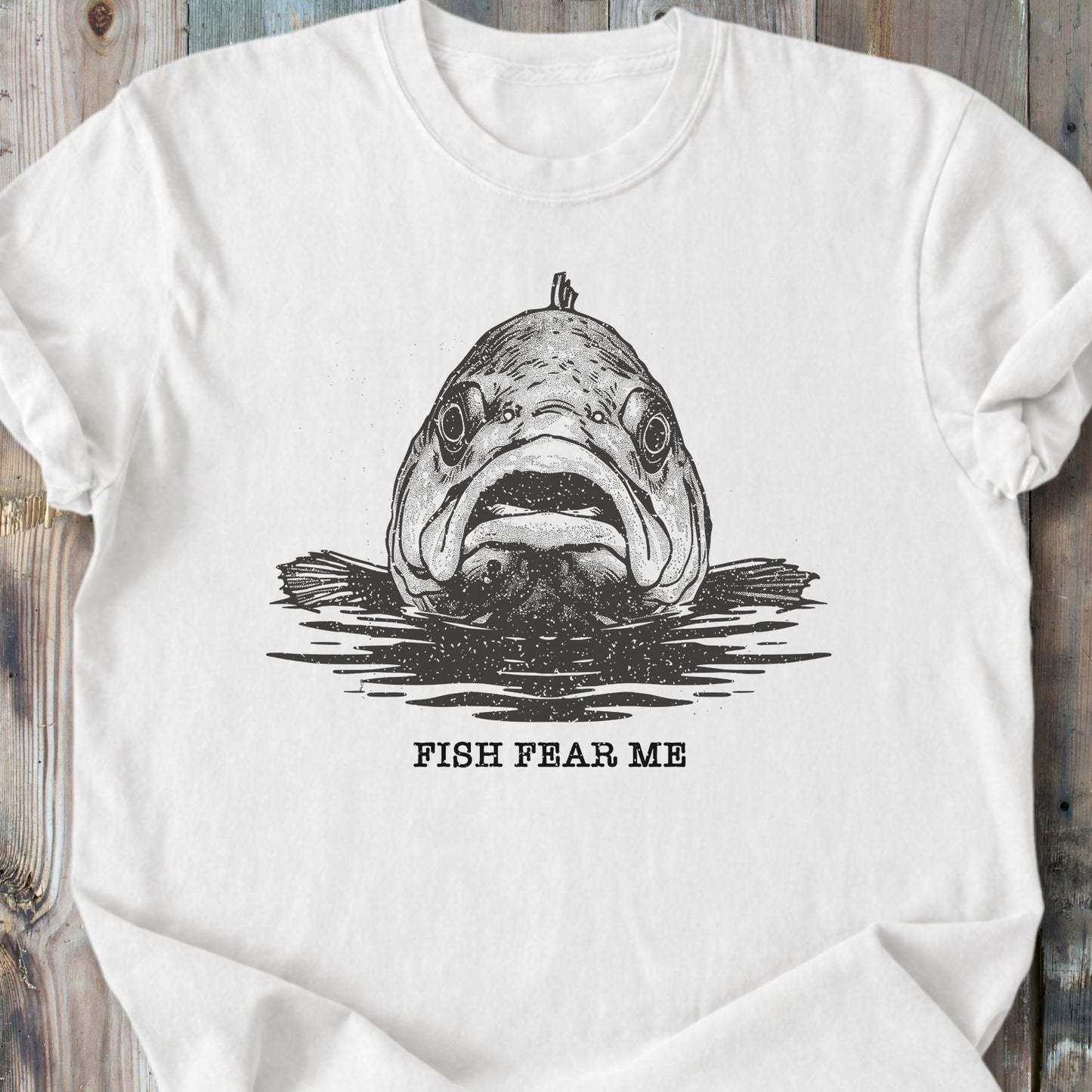 Fish Fear Me - Premium Heavyweight Tee