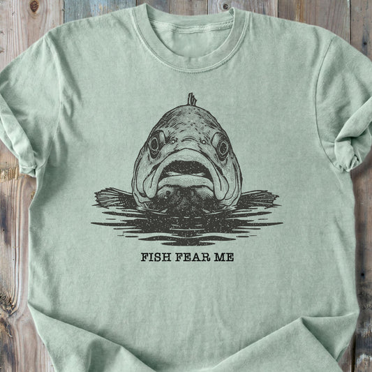 Fish Fear Me - Premium Heavyweight Tee