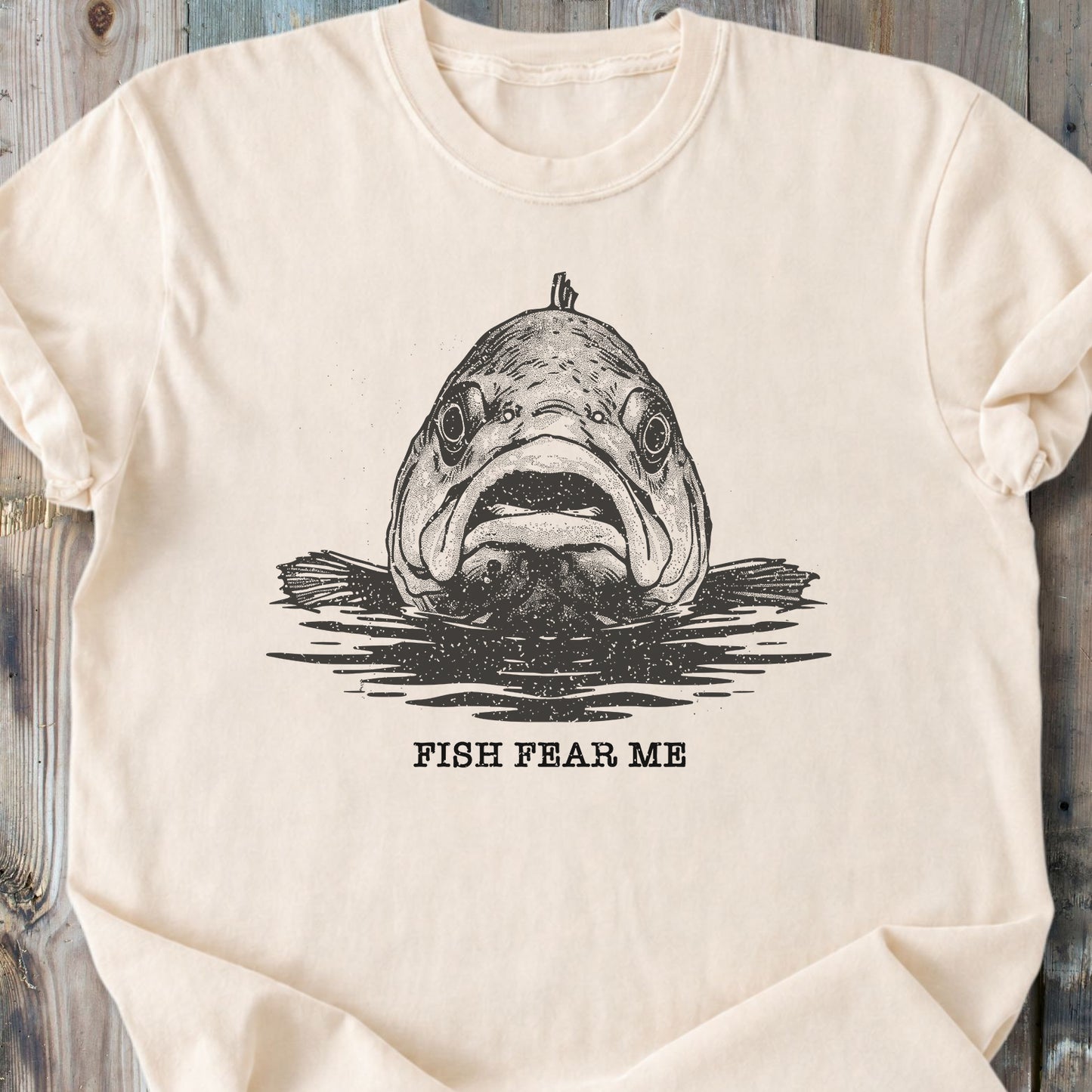 Fish Fear Me - Premium Heavyweight Tee