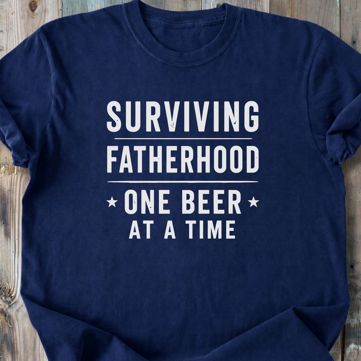 Surviving Fatherhood - Premium Heavyweight Tee