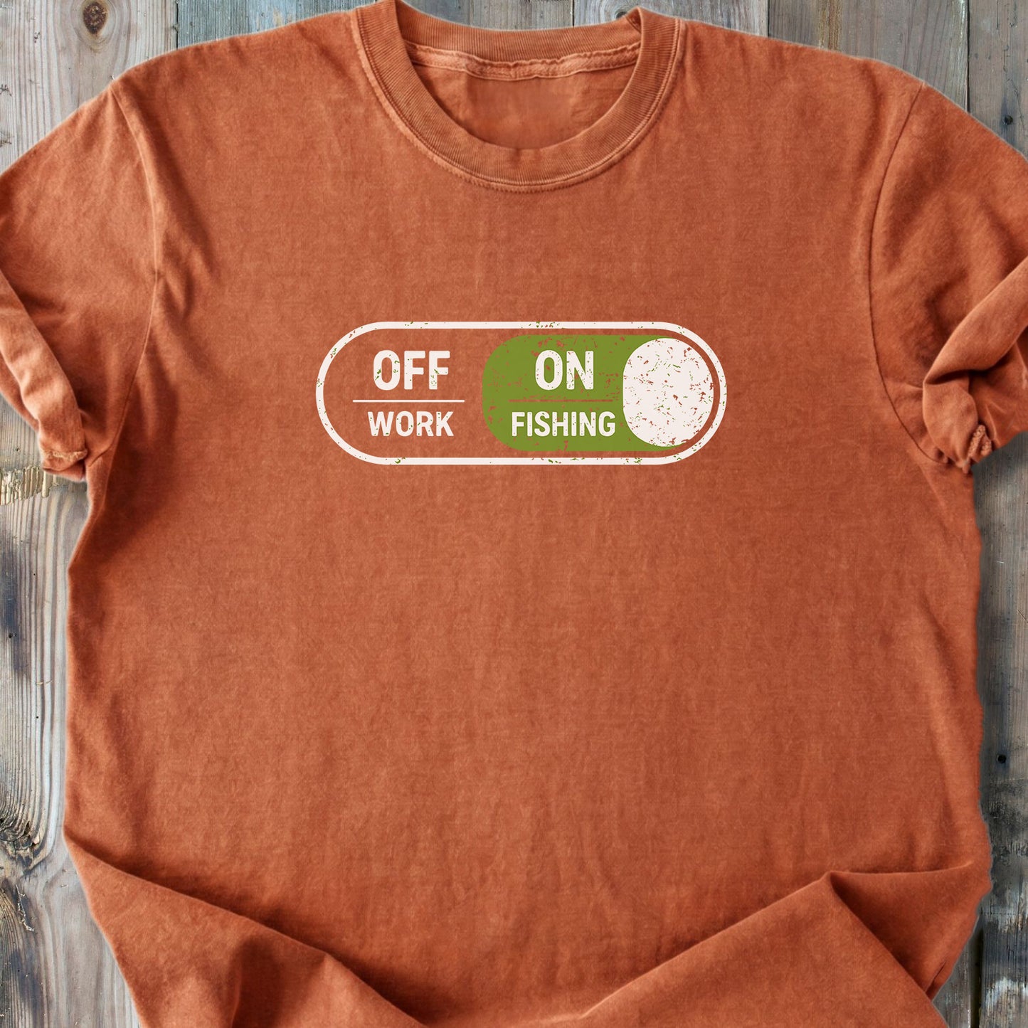 Fishing Mode On - Premium Heavyweight Tee