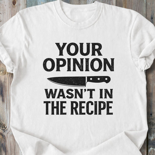Not In The Recipe - Premium Heavyweight Tee