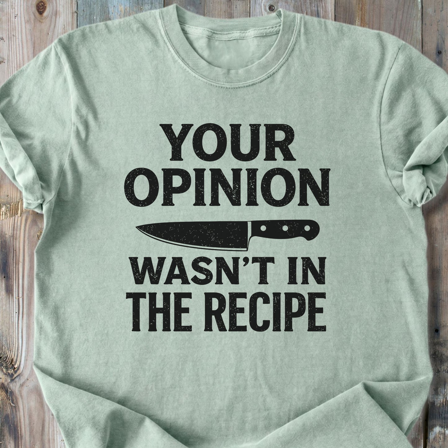 Not In The Recipe - Premium Heavyweight Tee