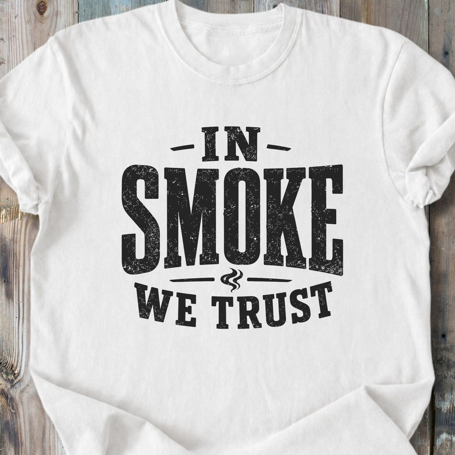 In Smoke We Trust - Premium Heavyweight Tee