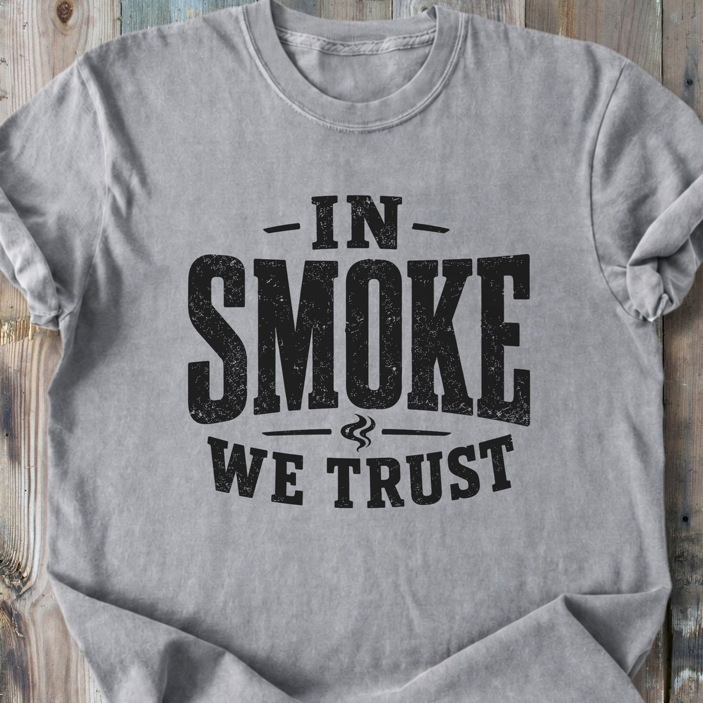 In Smoke We Trust - Premium Heavyweight Tee