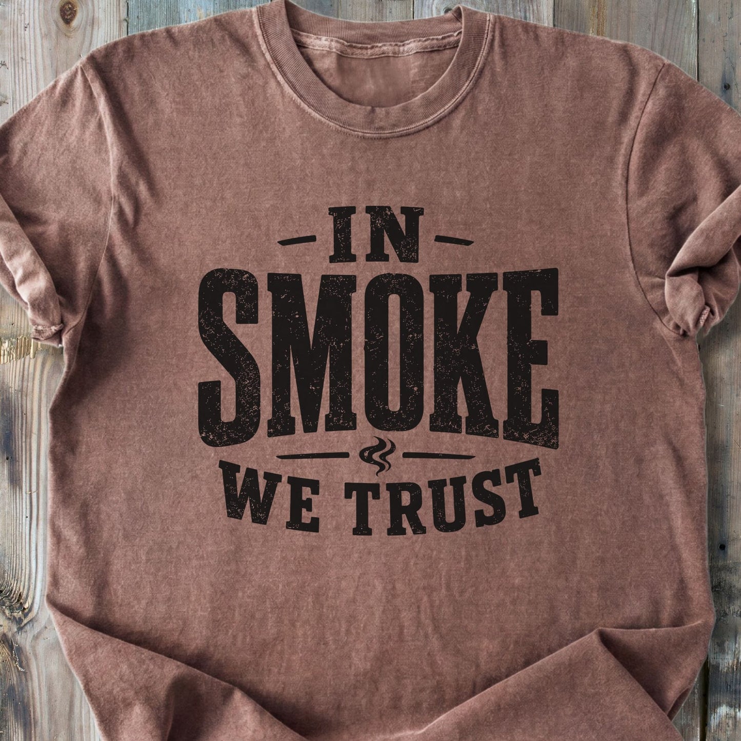 In Smoke We Trust - Premium Heavyweight Tee