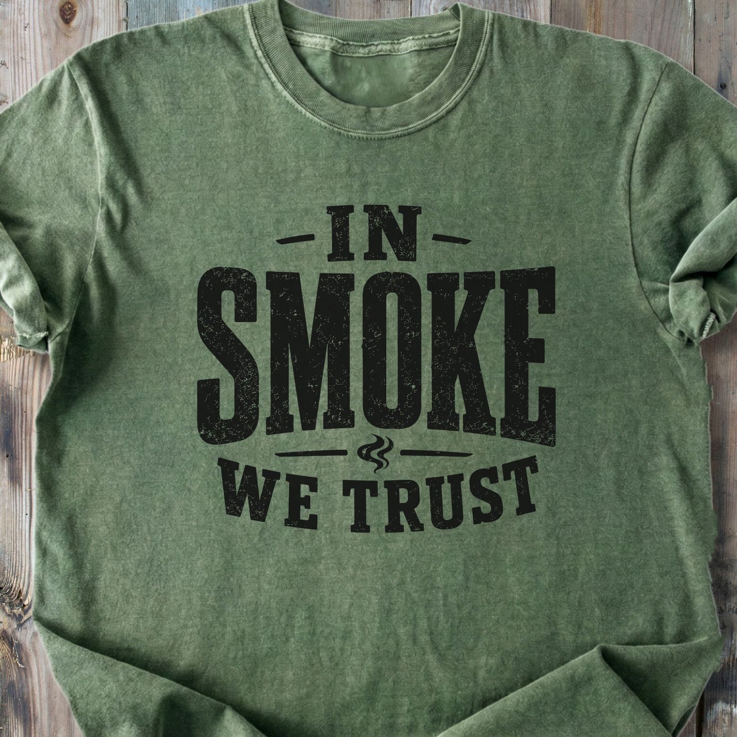 In Smoke We Trust - Premium Heavyweight Tee
