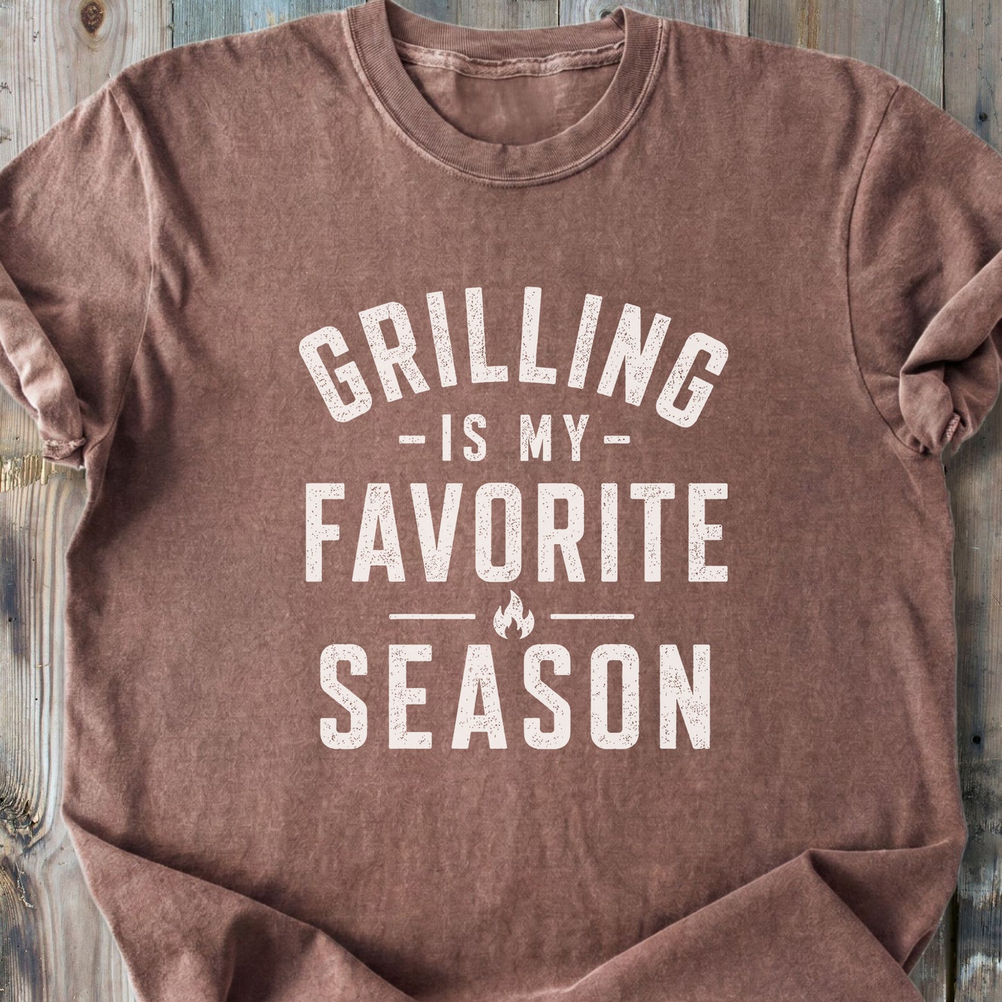 Grilling Is My Favorite Season - Premium Heavyweight Tee