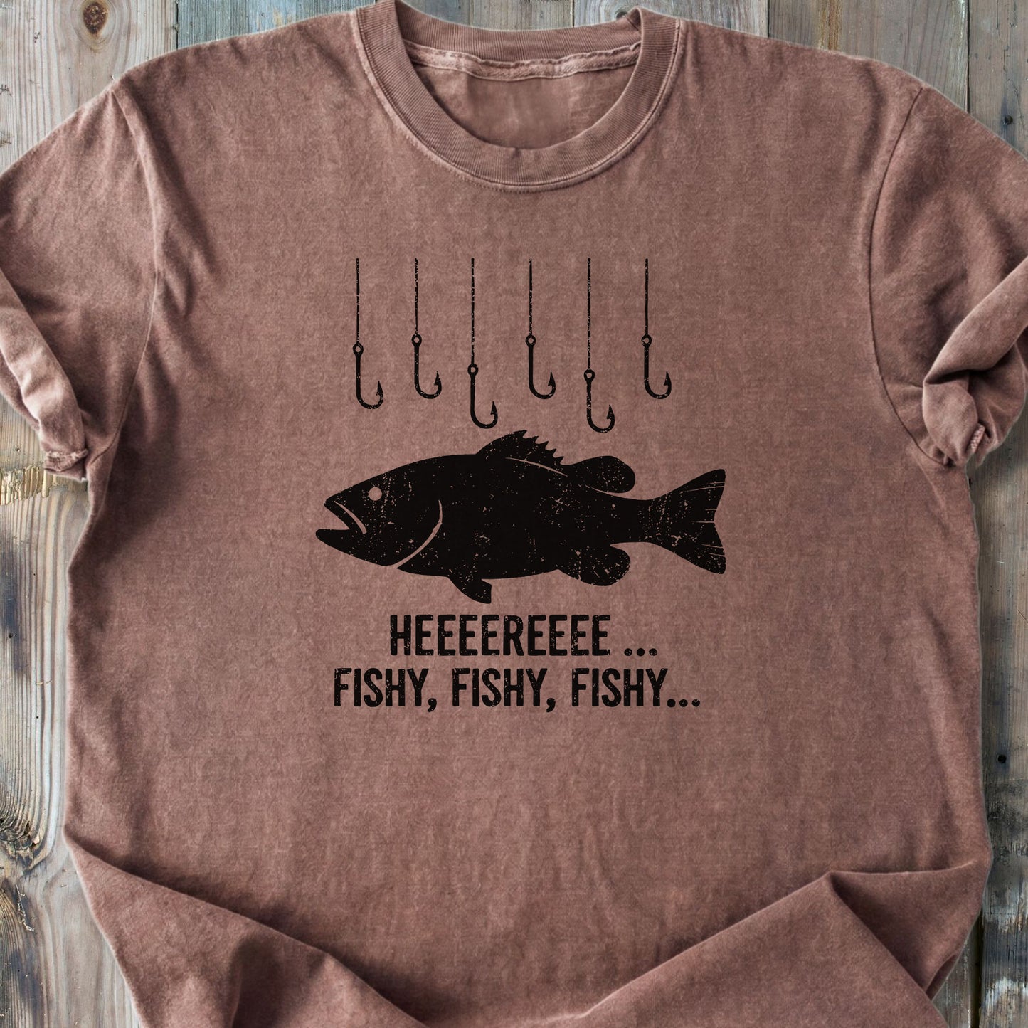 Here Fishy - Premium Heavyweight Tee