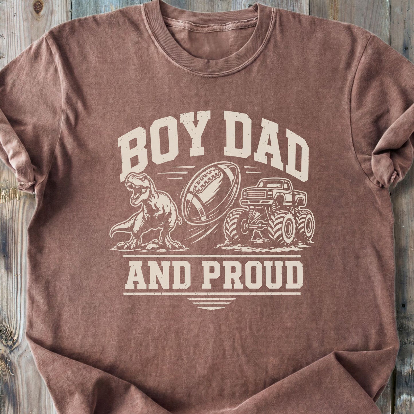 Proud Boy Dad - Premium Heavyweight Tee