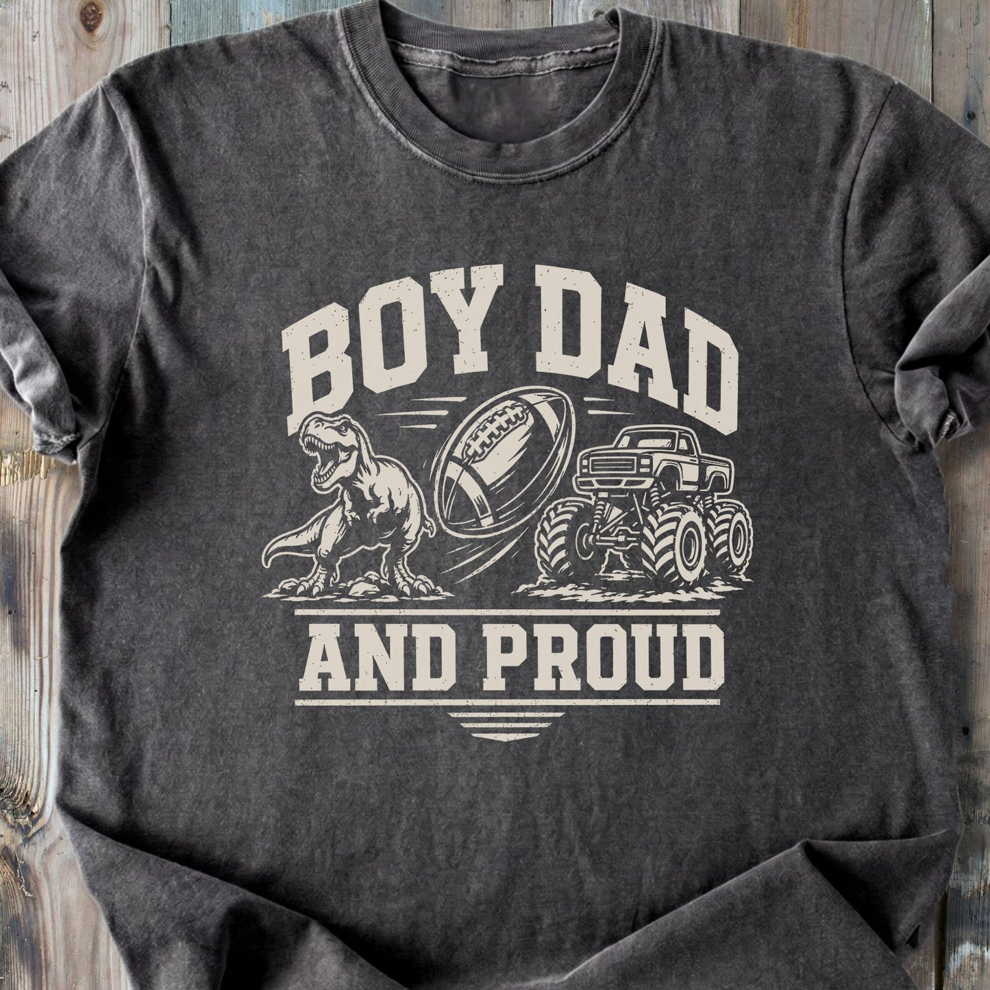 Proud Boy Dad - Premium Heavyweight Tee
