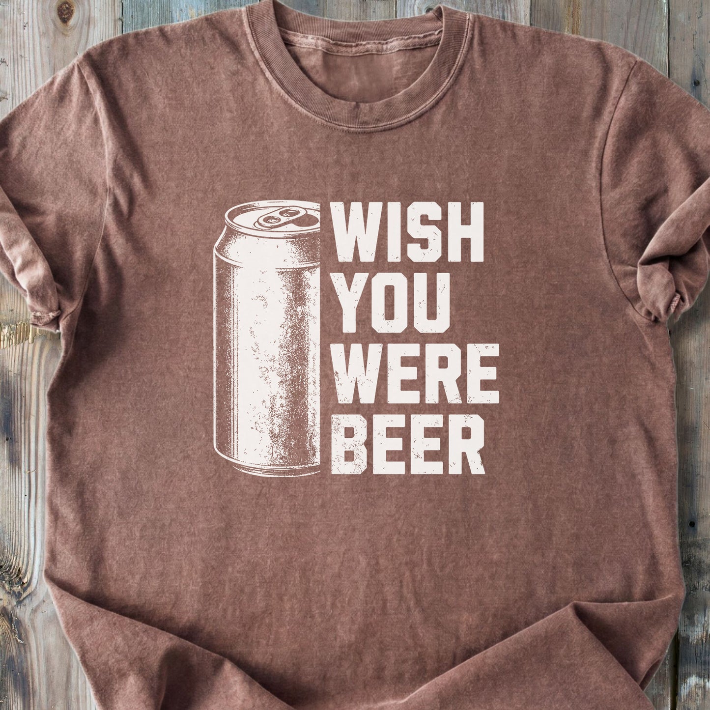 Wish You Were Beer - Premium Heavyweight Tee