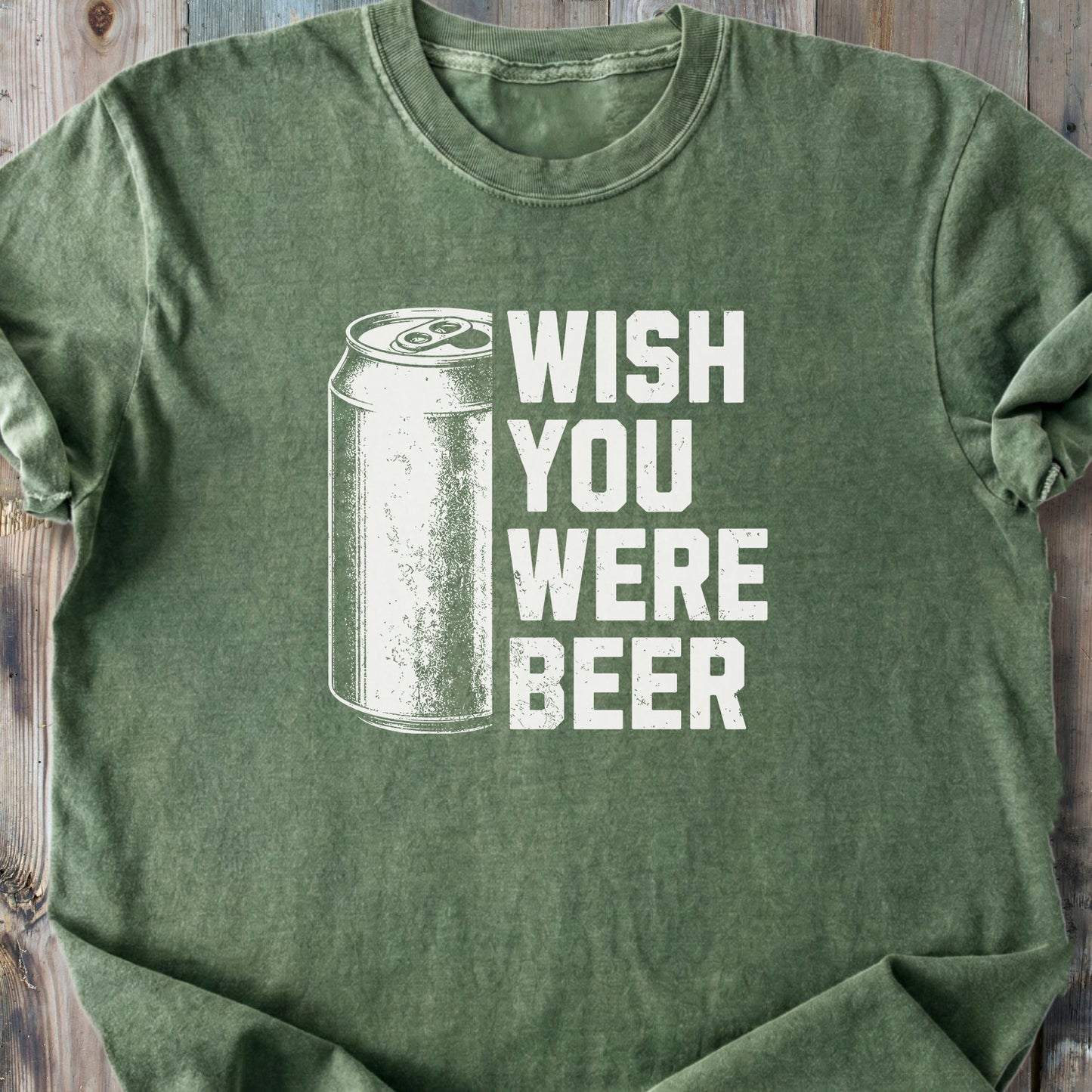 Wish You Were Beer - Premium Heavyweight Tee