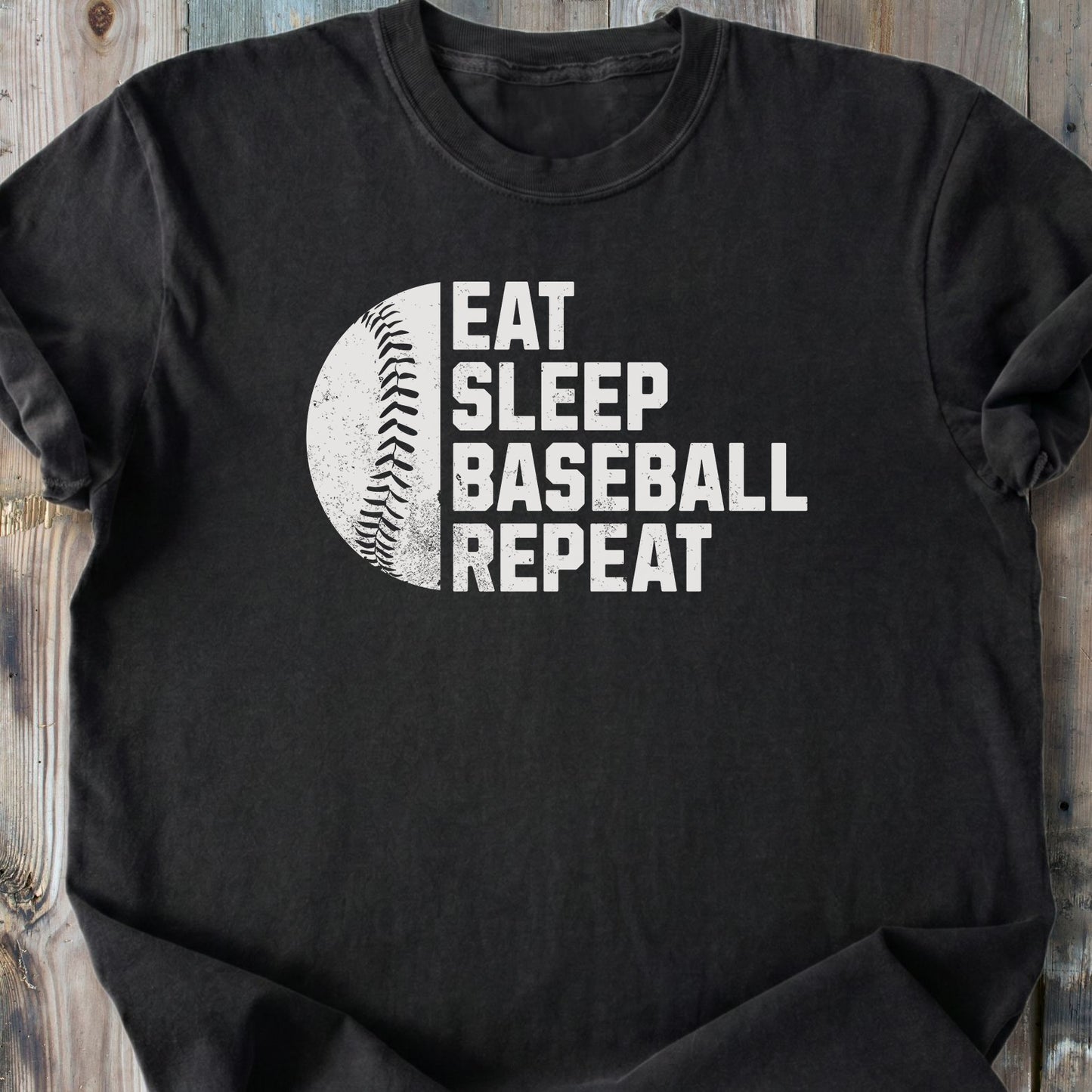 Eat, Sleep, Baseball, Repeat - Premium Heavyweight Tee