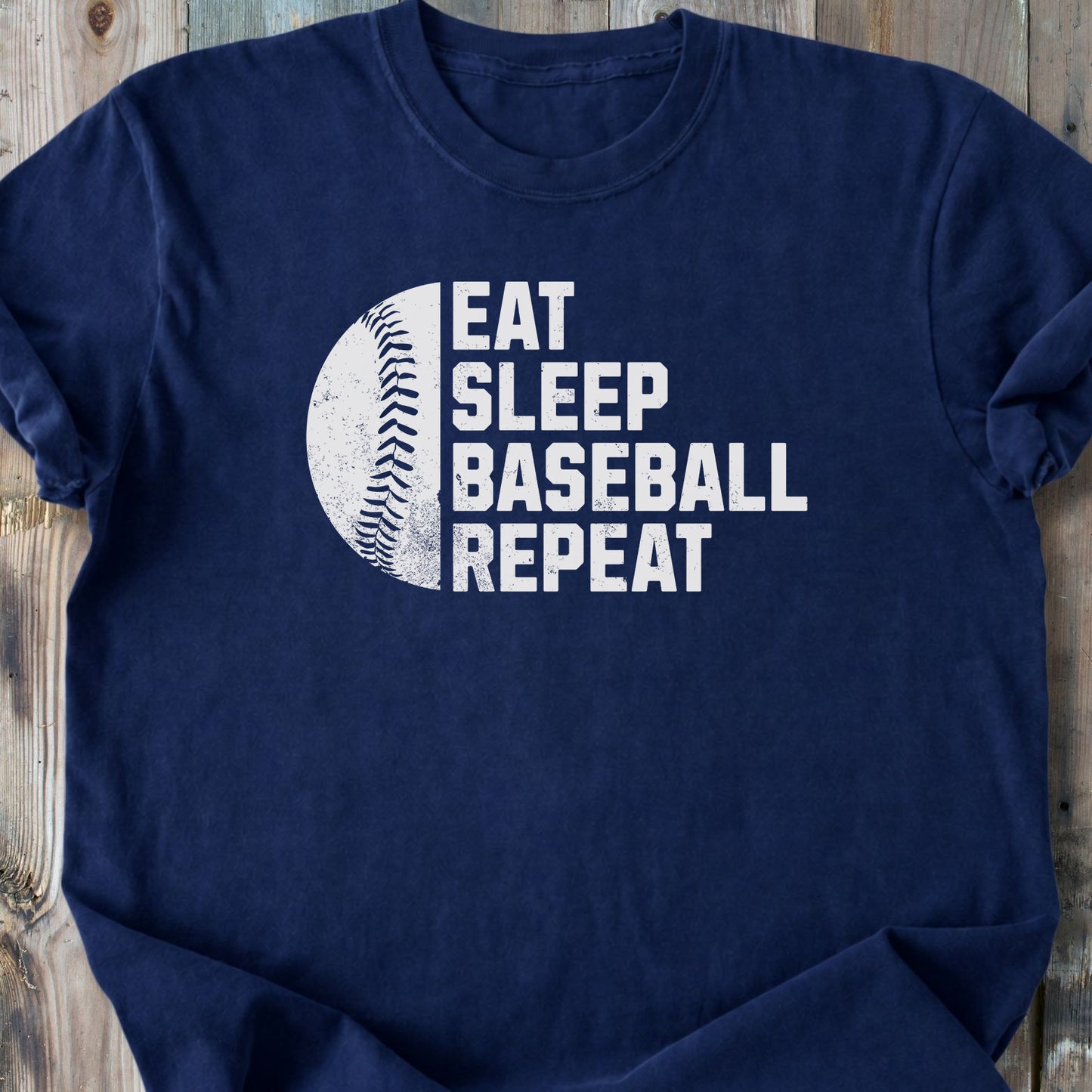 Eat, Sleep, Baseball, Repeat - Premium Heavyweight Tee