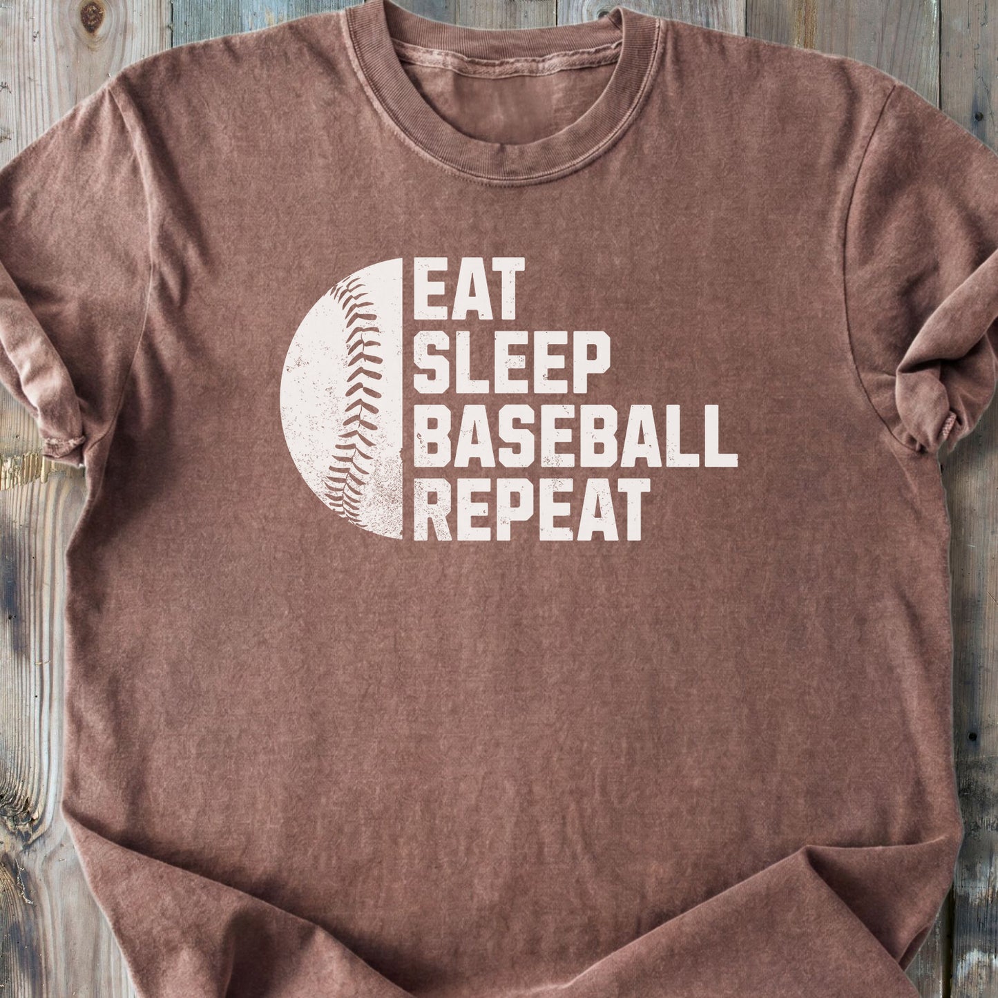 Eat, Sleep, Baseball, Repeat - Premium Heavyweight Tee