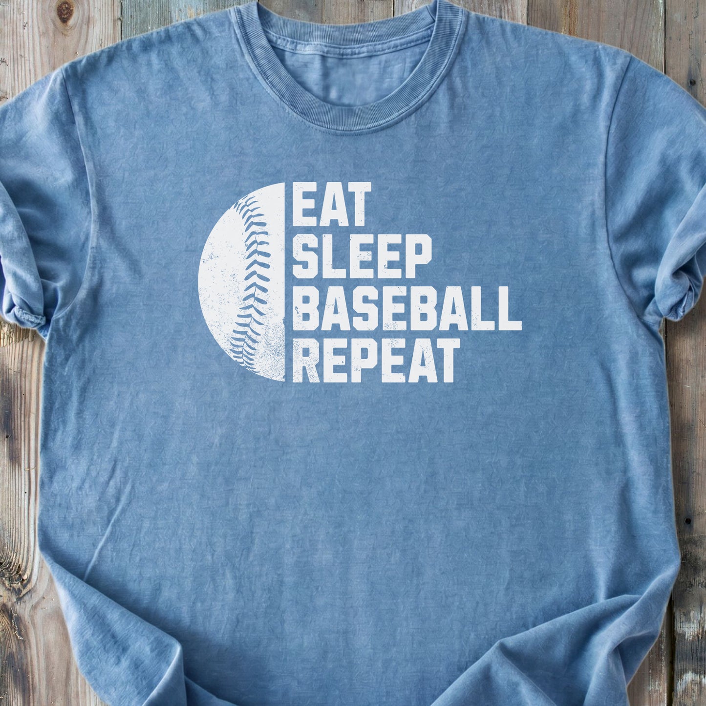 Eat, Sleep, Baseball, Repeat - Premium Heavyweight Tee