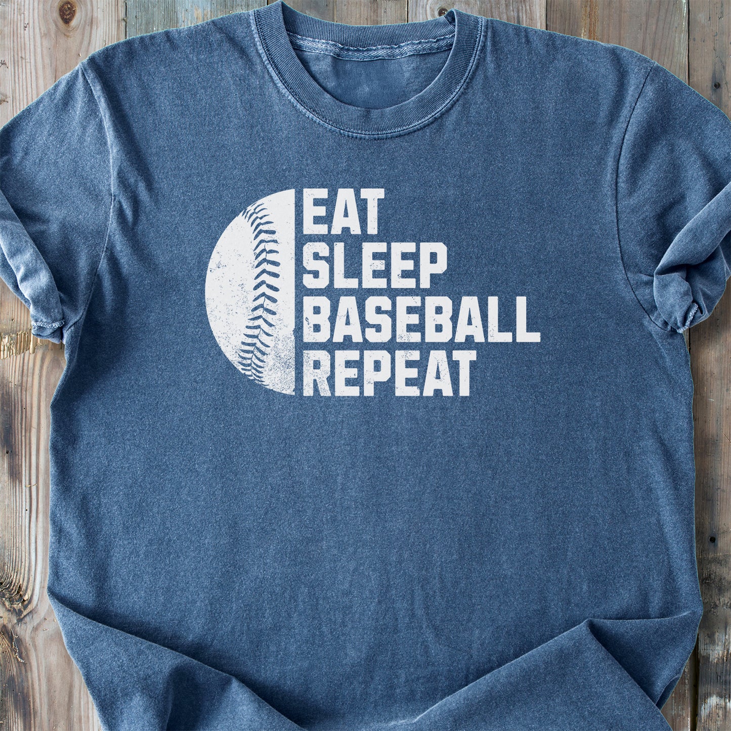 Eat, Sleep, Baseball, Repeat - Premium Heavyweight Tee