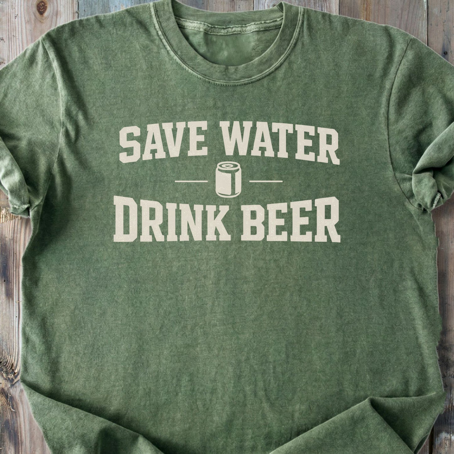Save Water Drink Beer - Premium Heavyweight Tee