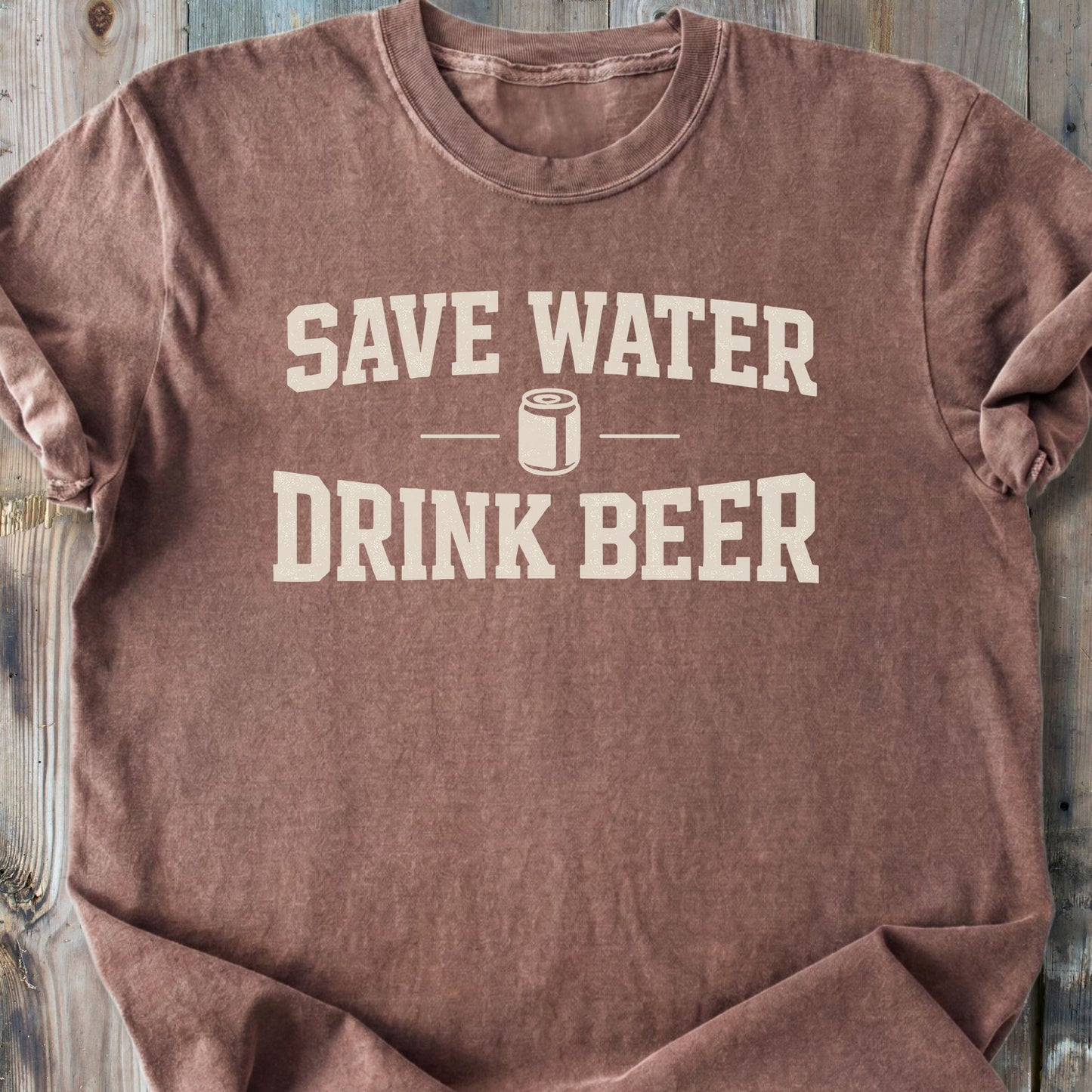 Save Water Drink Beer - Premium Heavyweight Tee