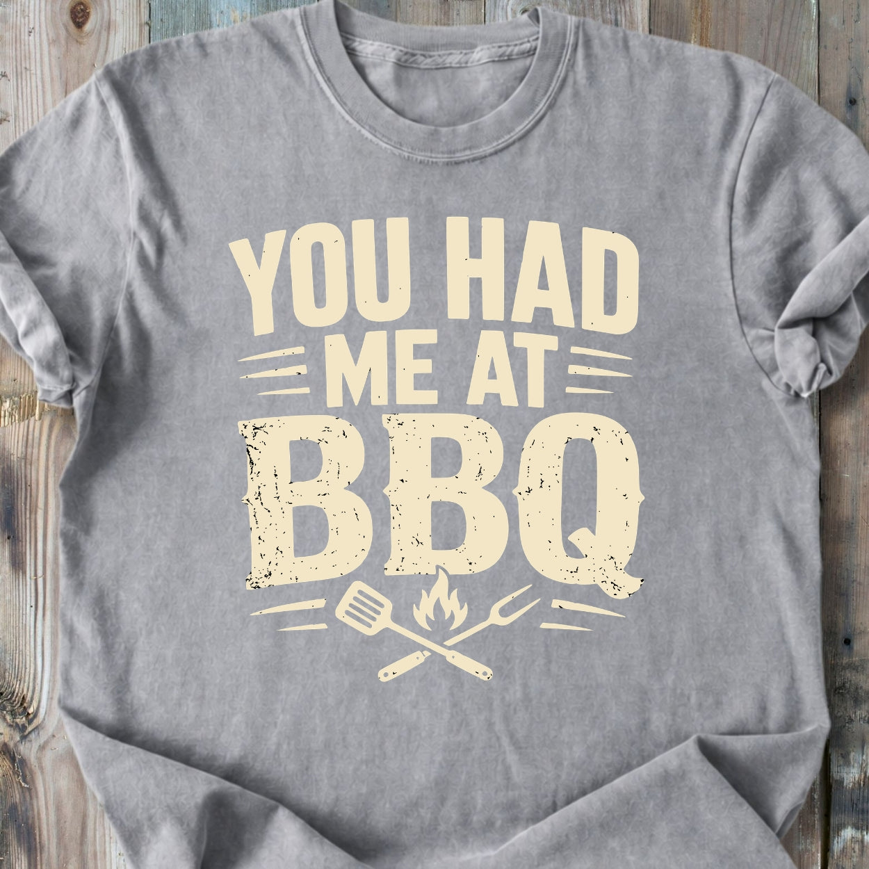 You Had Me At BBQ - Premium Heavyweight Tee