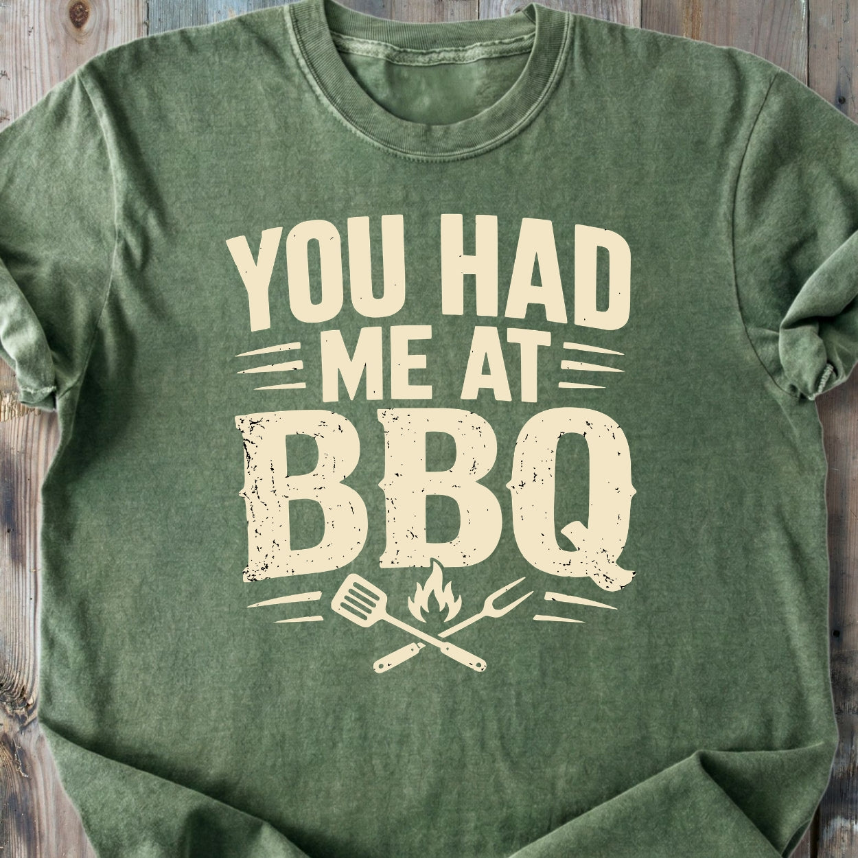 You Had Me At BBQ - Premium Heavyweight Tee