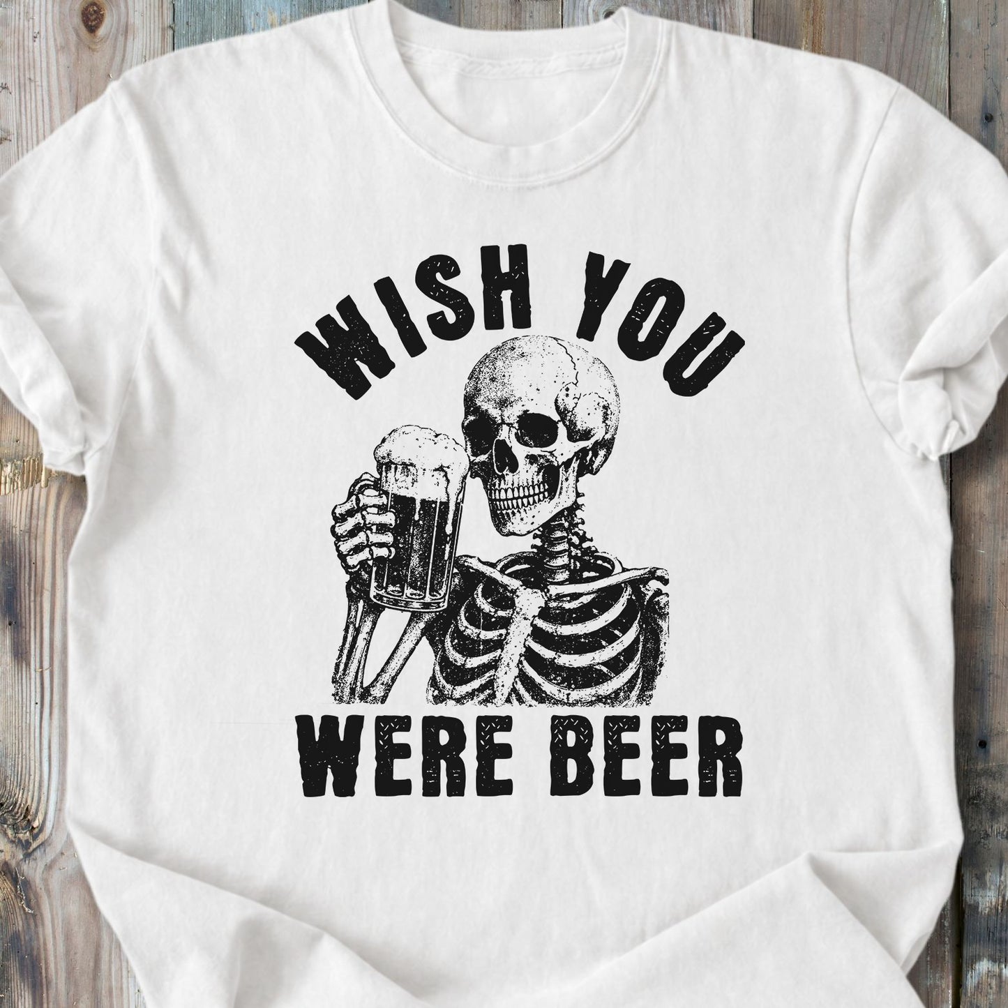 Wish You Were Beer - Premium Heavyweight Tee