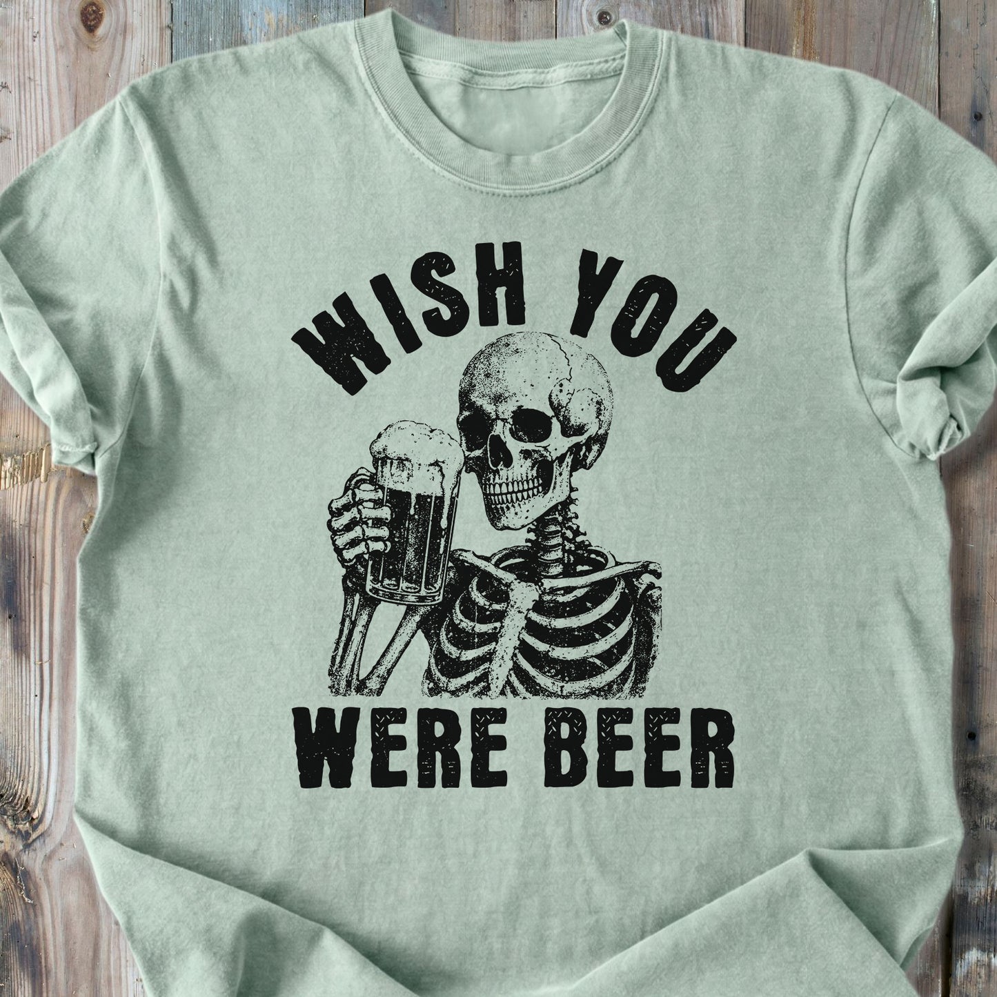Wish You Were Beer - Premium Heavyweight Tee
