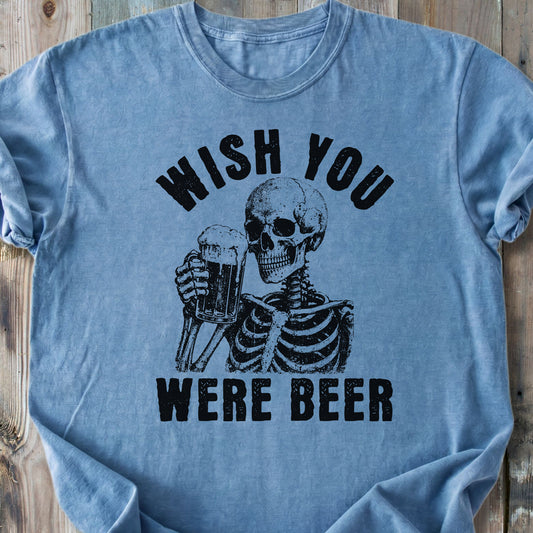 Wish You Were Beer - Premium Heavyweight Tee