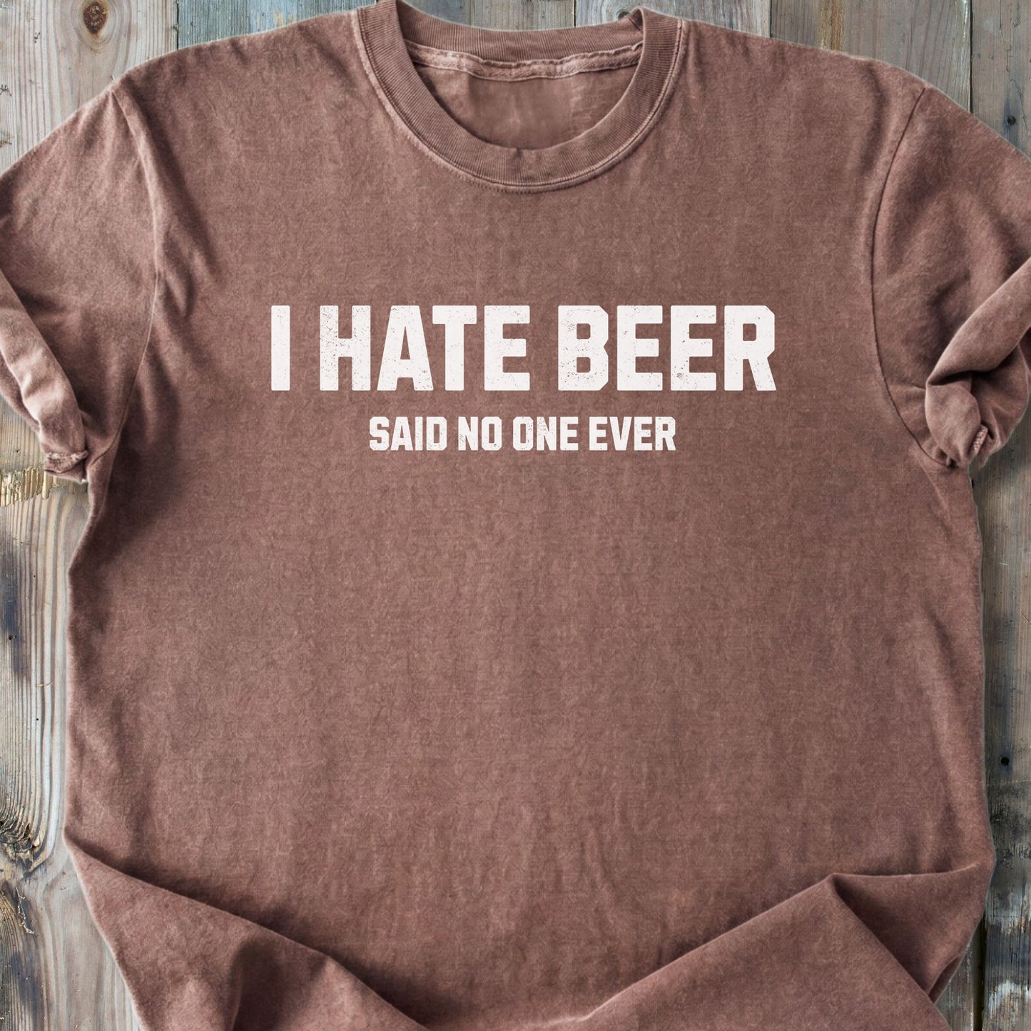 I Hate Beer - Premium Heavyweight Tee