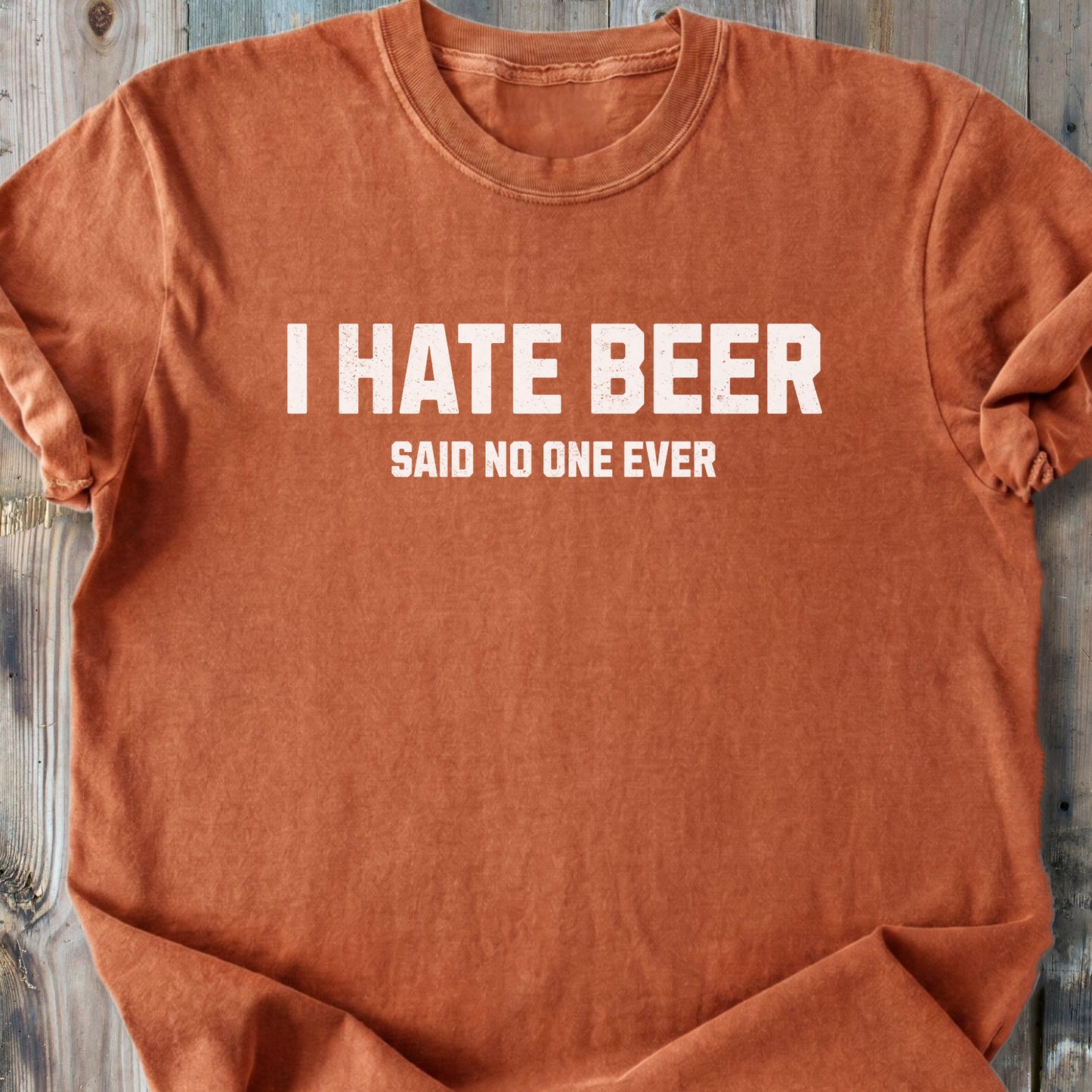 I Hate Beer - Premium Heavyweight Tee
