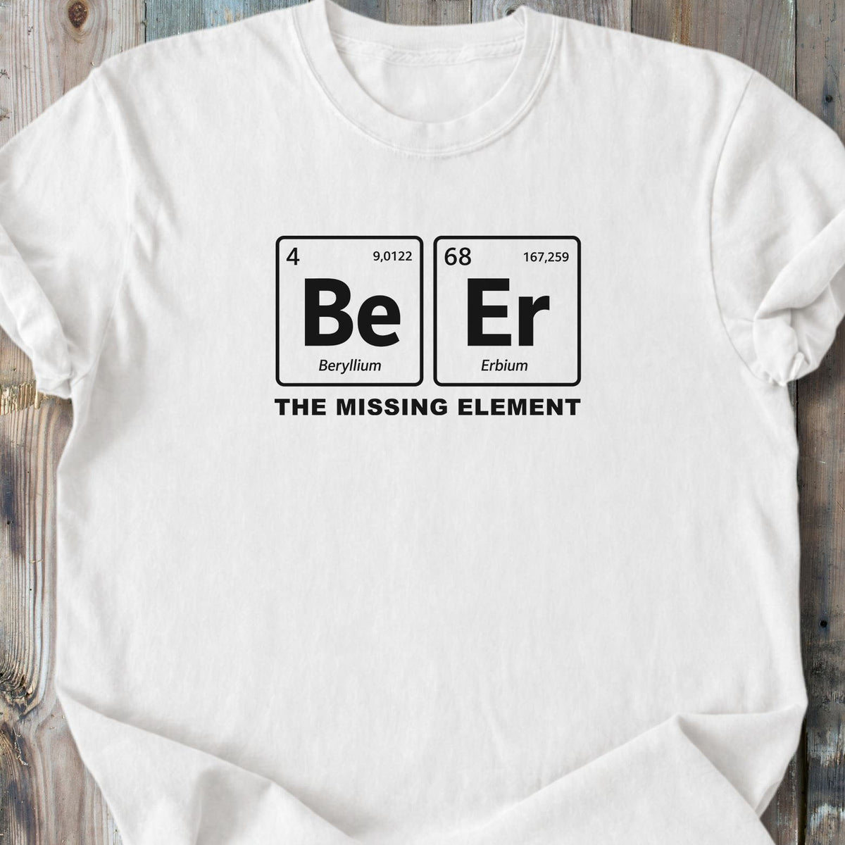 Beer The Missing Element - Premium Heavyweight Tee