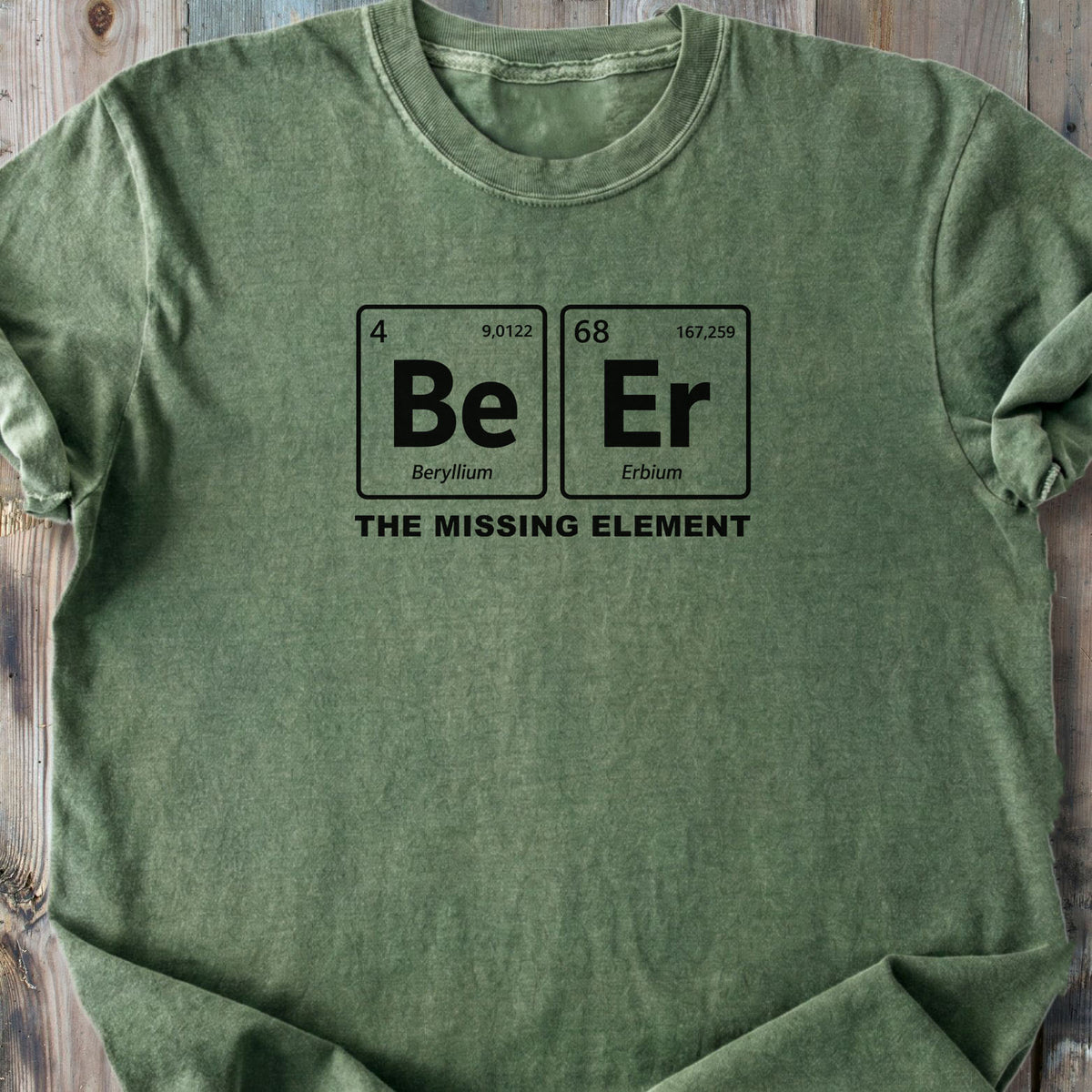 Beer The Missing Element - Premium Heavyweight Tee