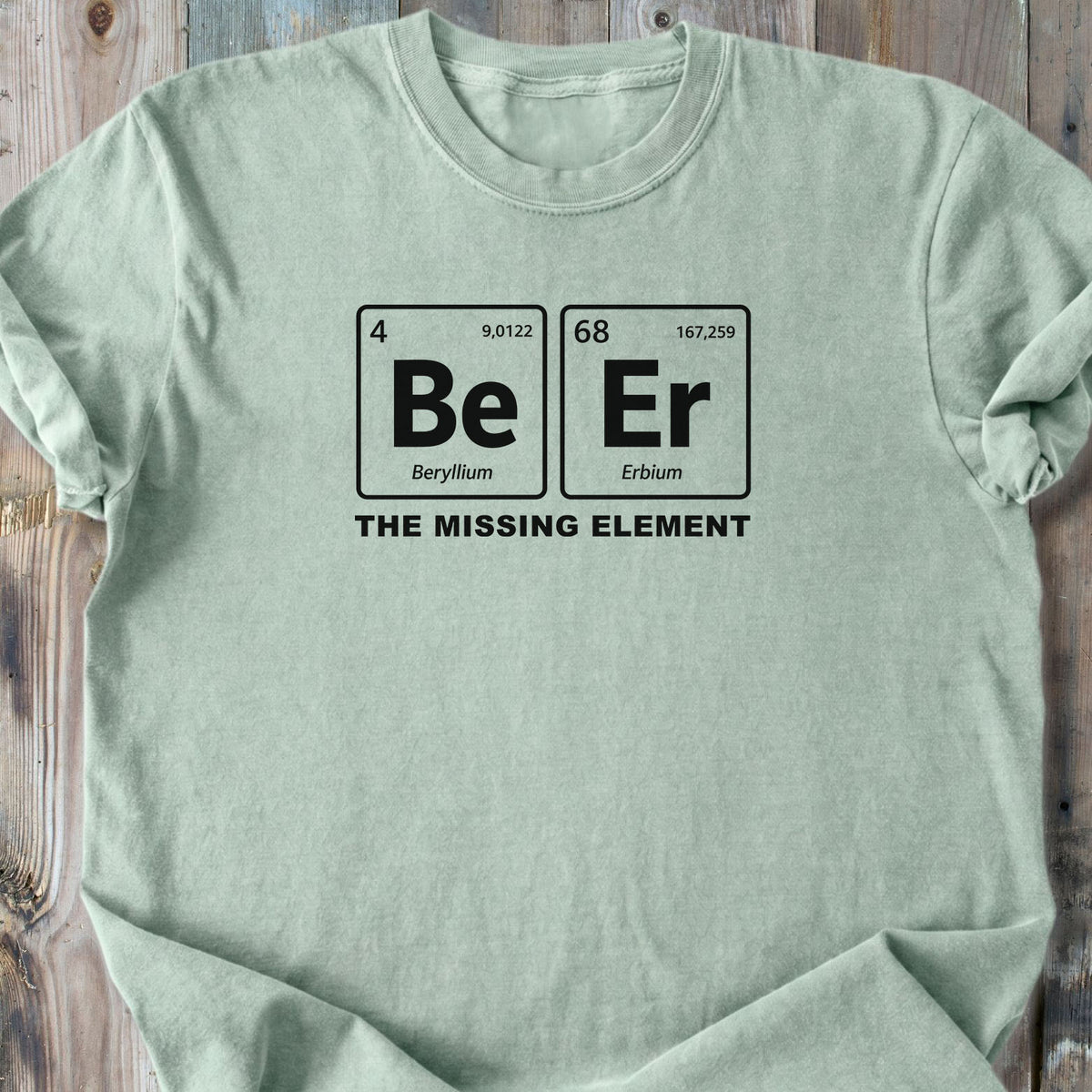 Beer The Missing Element - Premium Heavyweight Tee