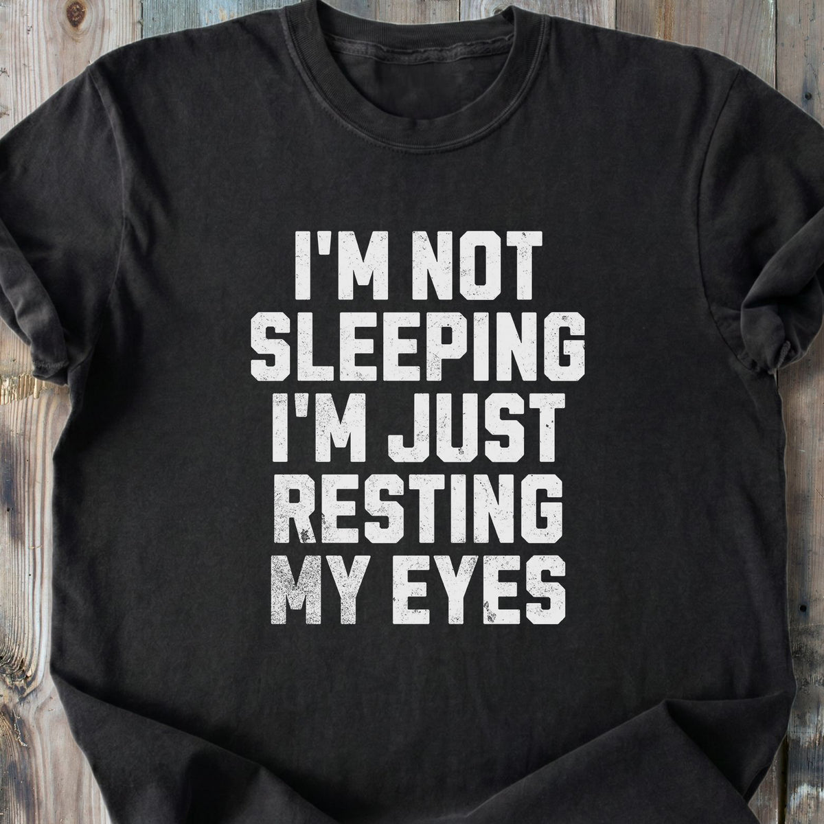 Just Resting My Eyes - Premium Heavyweight Tee