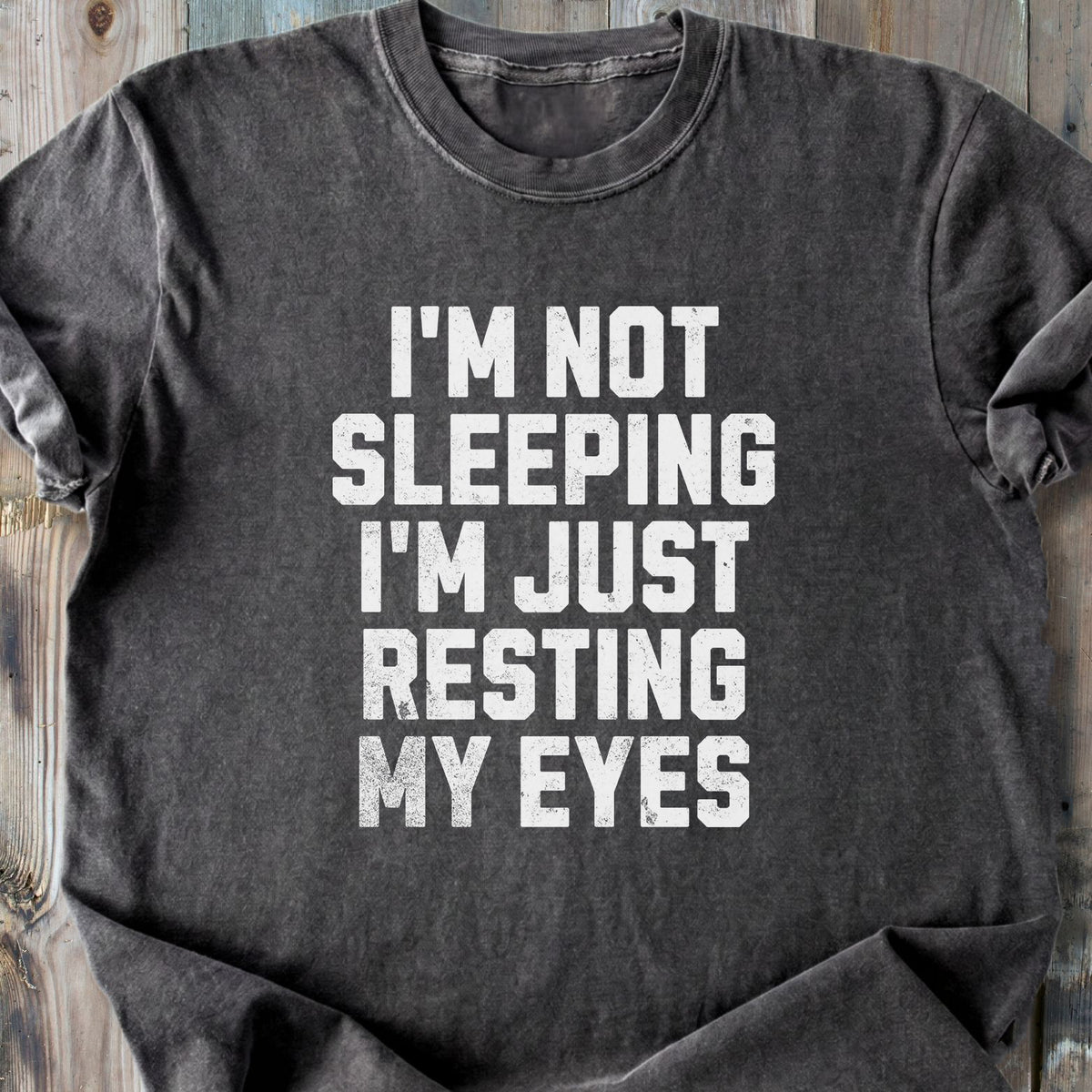 Just Resting My Eyes - Premium Heavyweight Tee