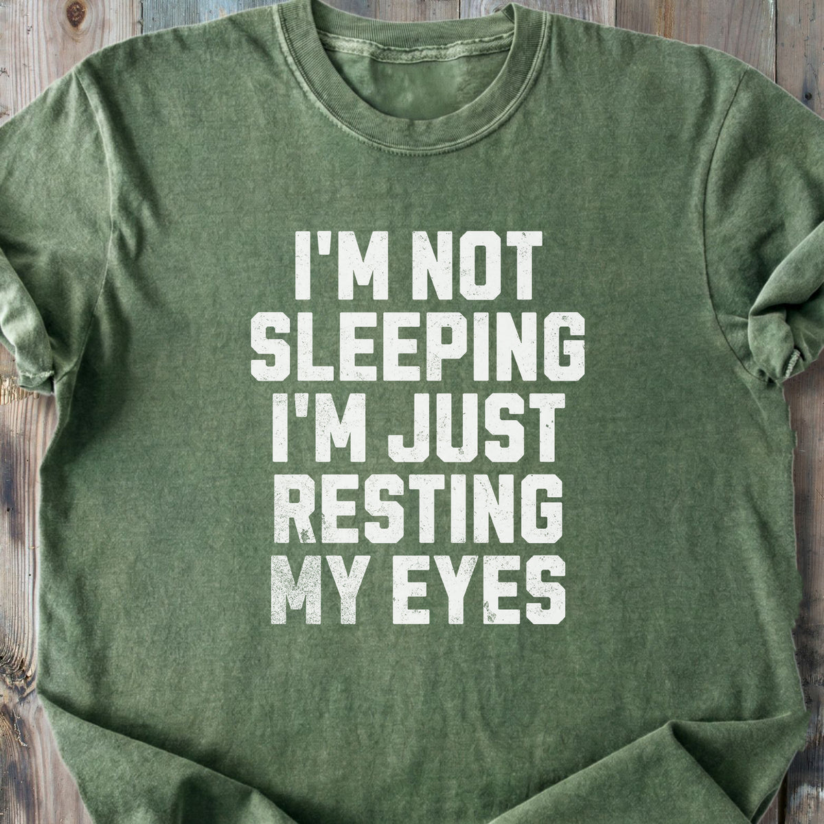 Just Resting My Eyes - Premium Heavyweight Tee