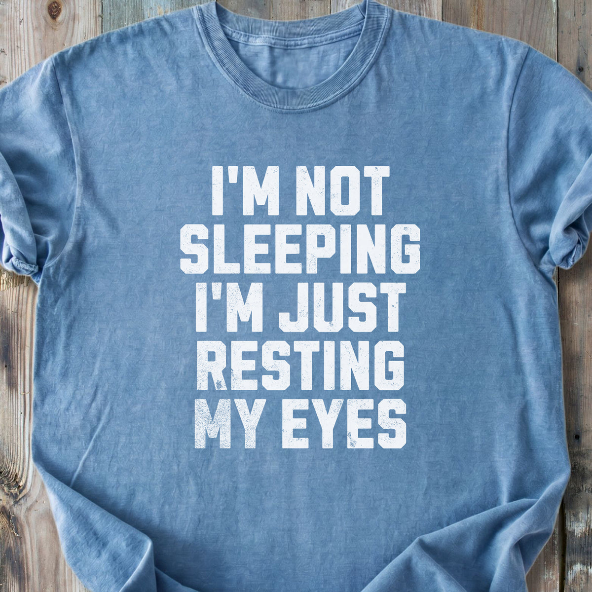 Just Resting My Eyes - Premium Heavyweight Tee