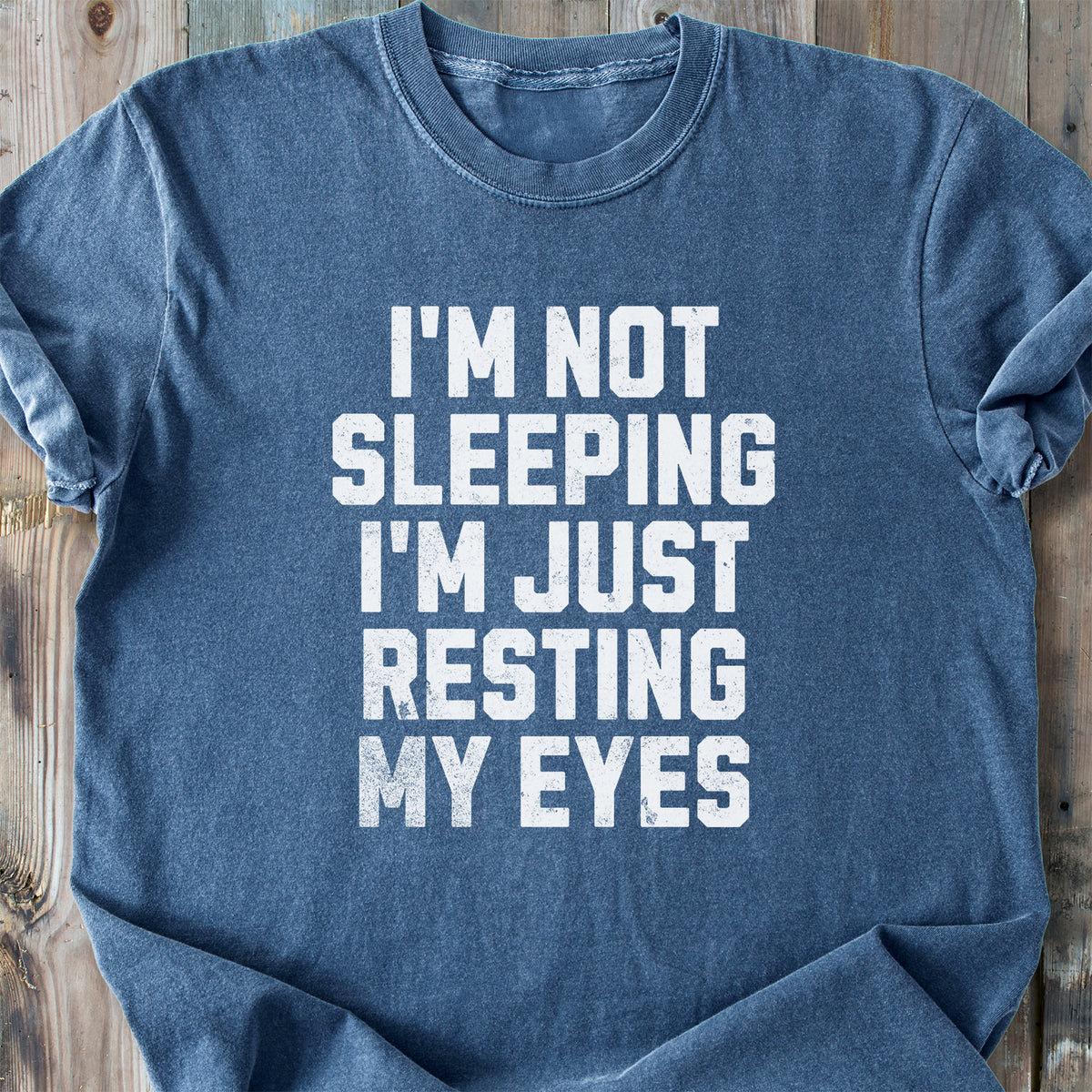 Just Resting My Eyes - Premium Heavyweight Tee